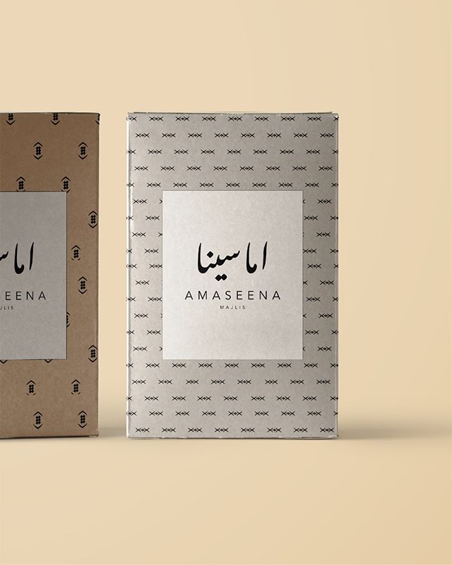 Packaging. Tribal chic branding for Amaseena Majlis at The Ritz Carlton, Dubai 
#packaging #ramadan #arabic #calligraphy #creative #design #branding #logo #r24design
