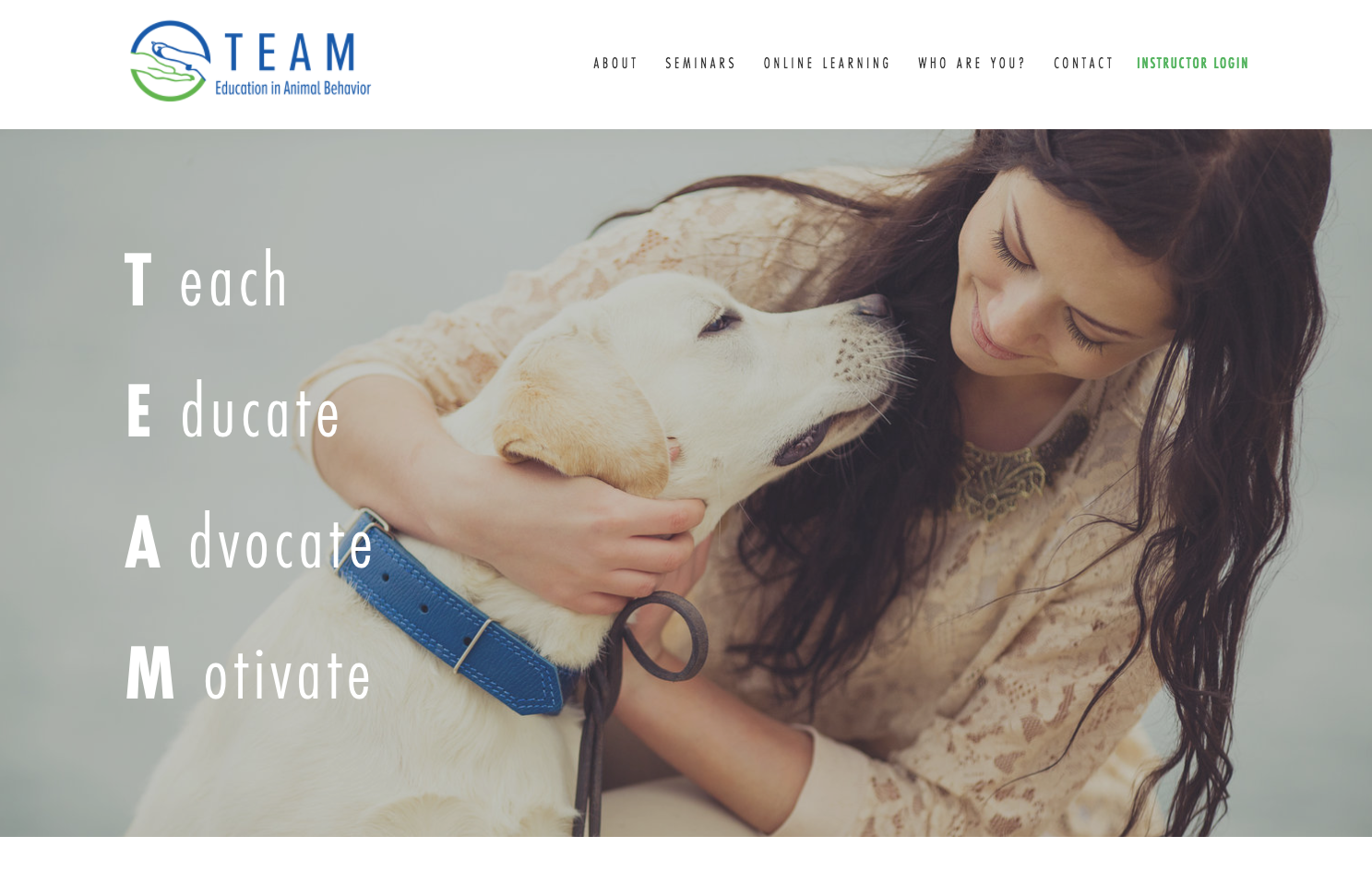 TEAM Education in Animal Behavior