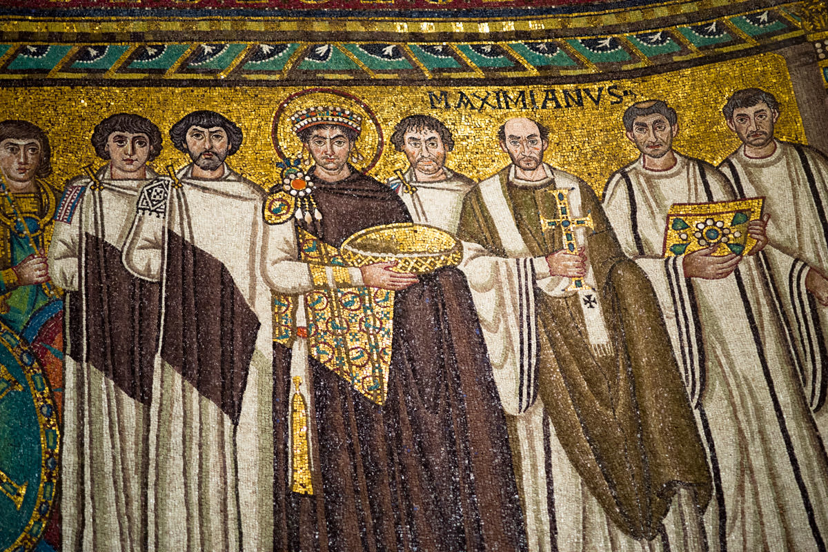 Mosaics in San Vitale, Ravenna.