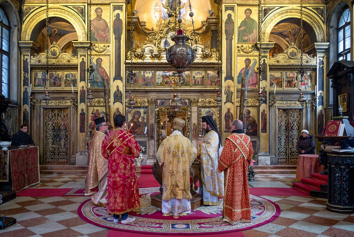 Interior of the Church of the Greeks