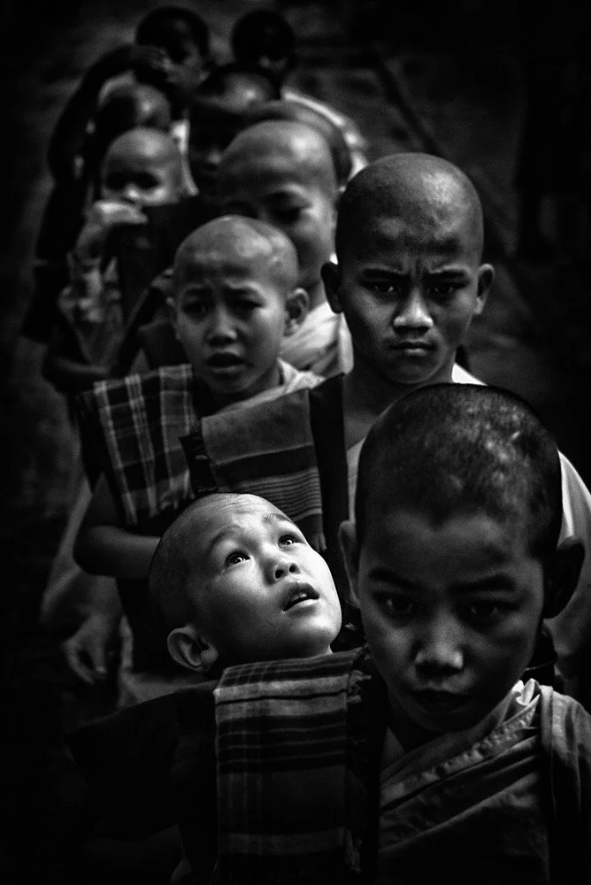 Monks, Mahagandayon Monastery, Burma