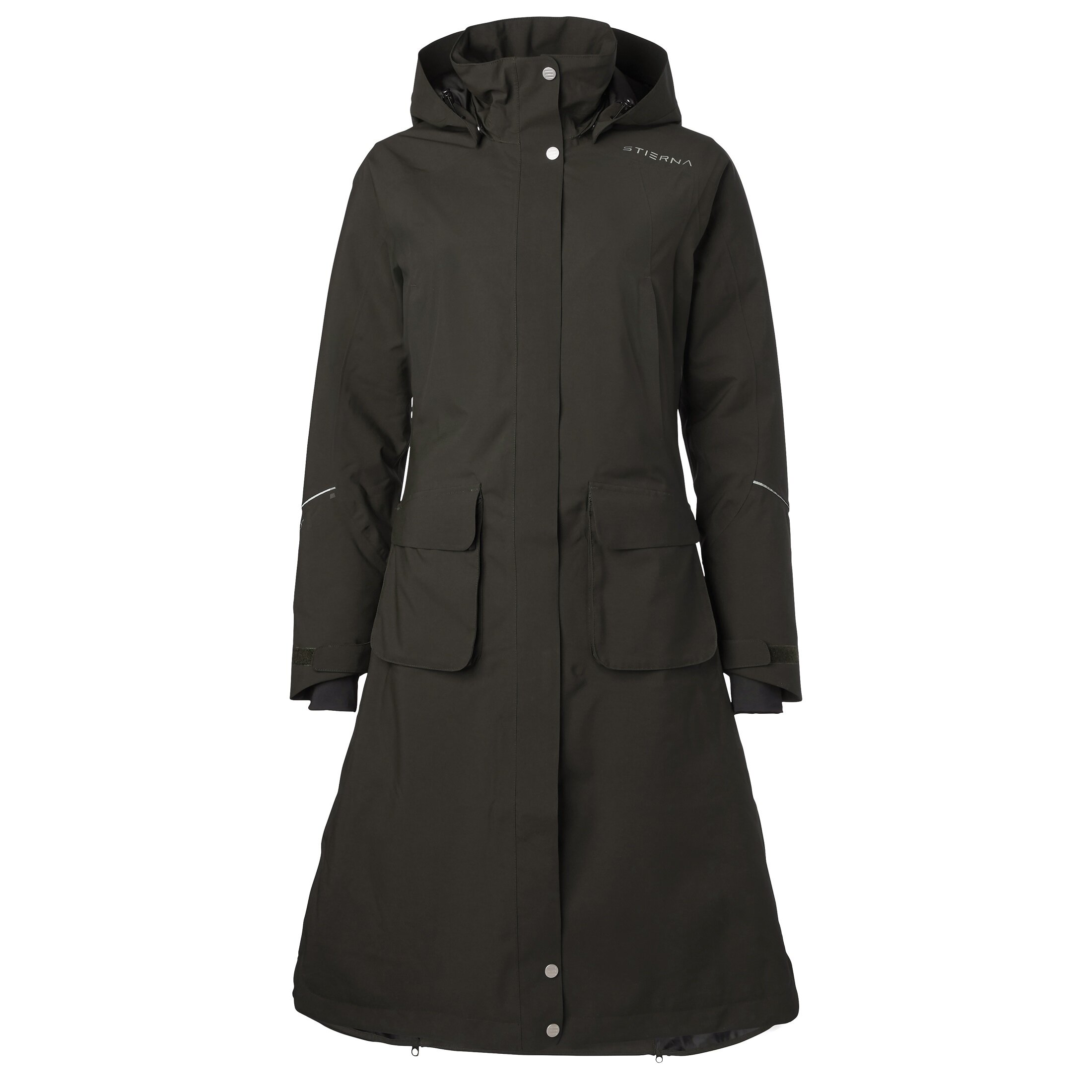 Stierna NOVA Rain Coat EQUTEX™  100% Wind-Waterproof Dark Brown