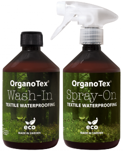 OrganoTex Textile Waterproofing WASH-IN &amp; SPRAY-ON