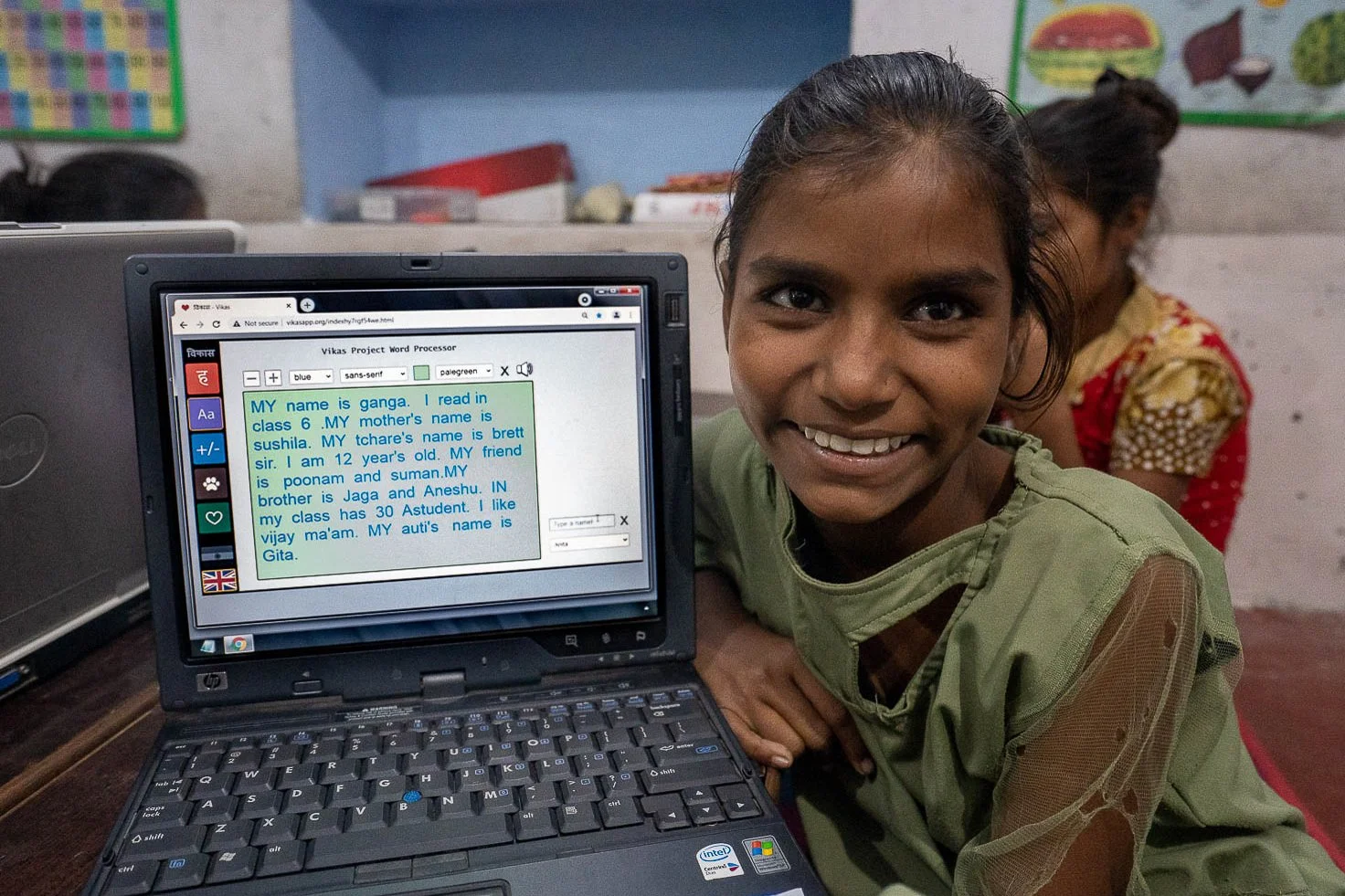 A Second Language  - in writing too!