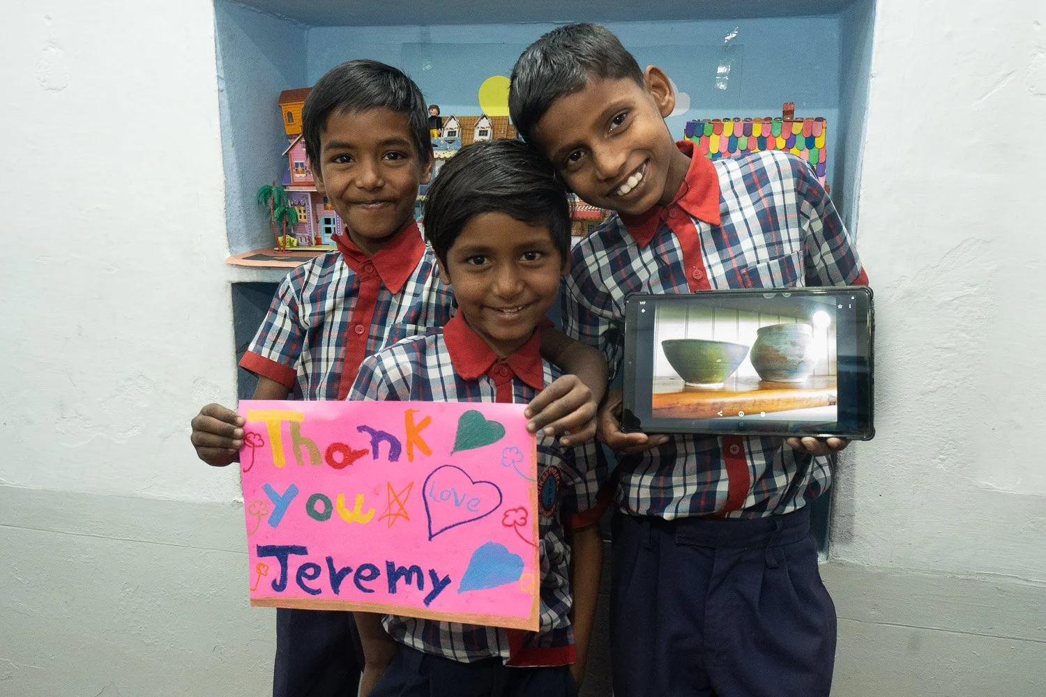 Thank you Jeremy.....from our pupils!
