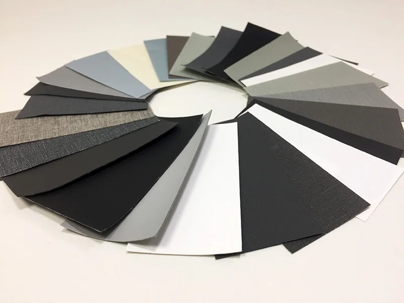 Fabric Swatches: Blacks, Whites & Grays