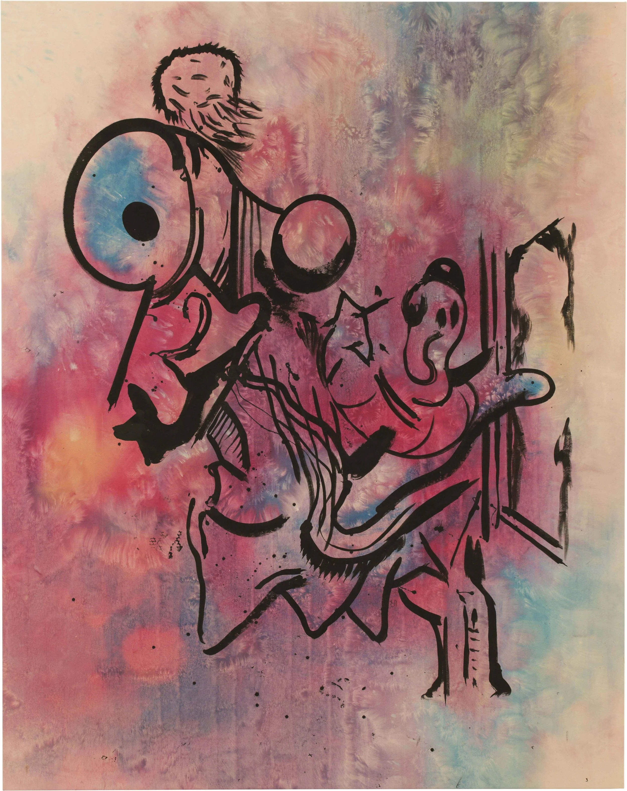 Drew Beattie Empty Tom 2015 acrylic on canvas 96 x 76 inches
