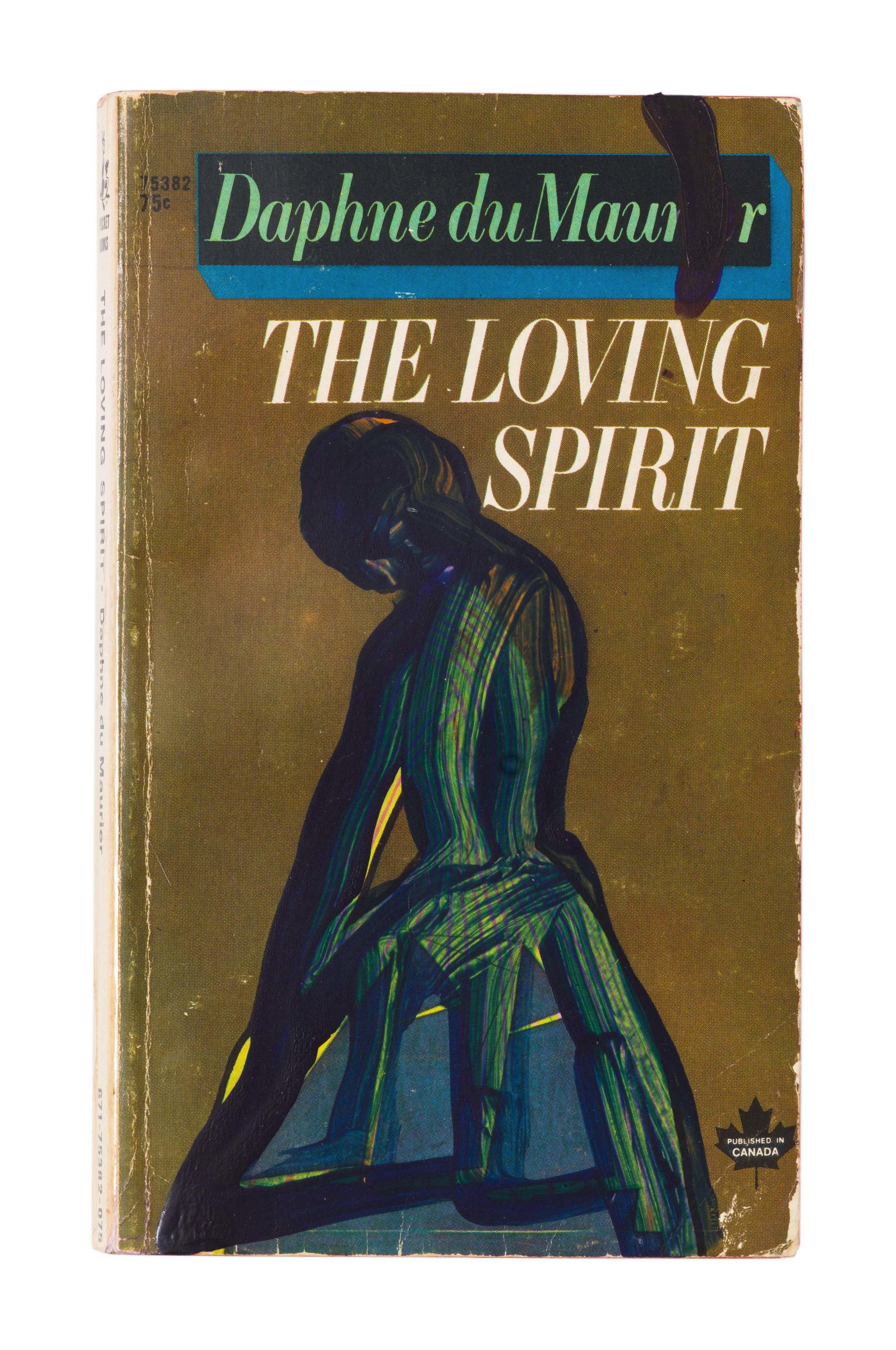  Drew Beattie and Ben Shepard  The Loving Spirit  acrylic on used book 2016 7 x 4 ¼ inches 