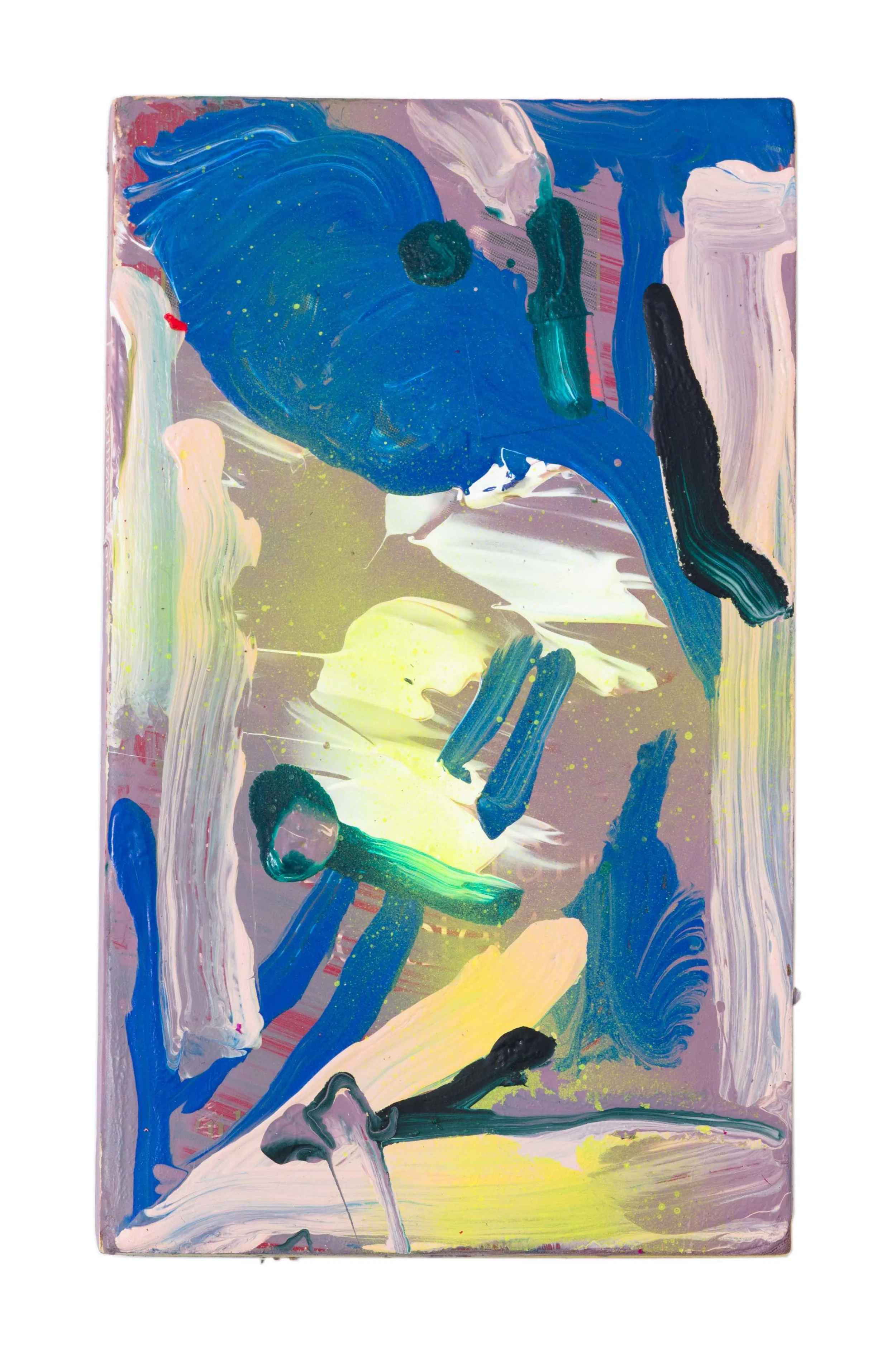 Drew Beattie and Ben Shepard Civilization and Its Discontents acrylic and spray paint on used book 2016 7 x 4 ⅛ inches