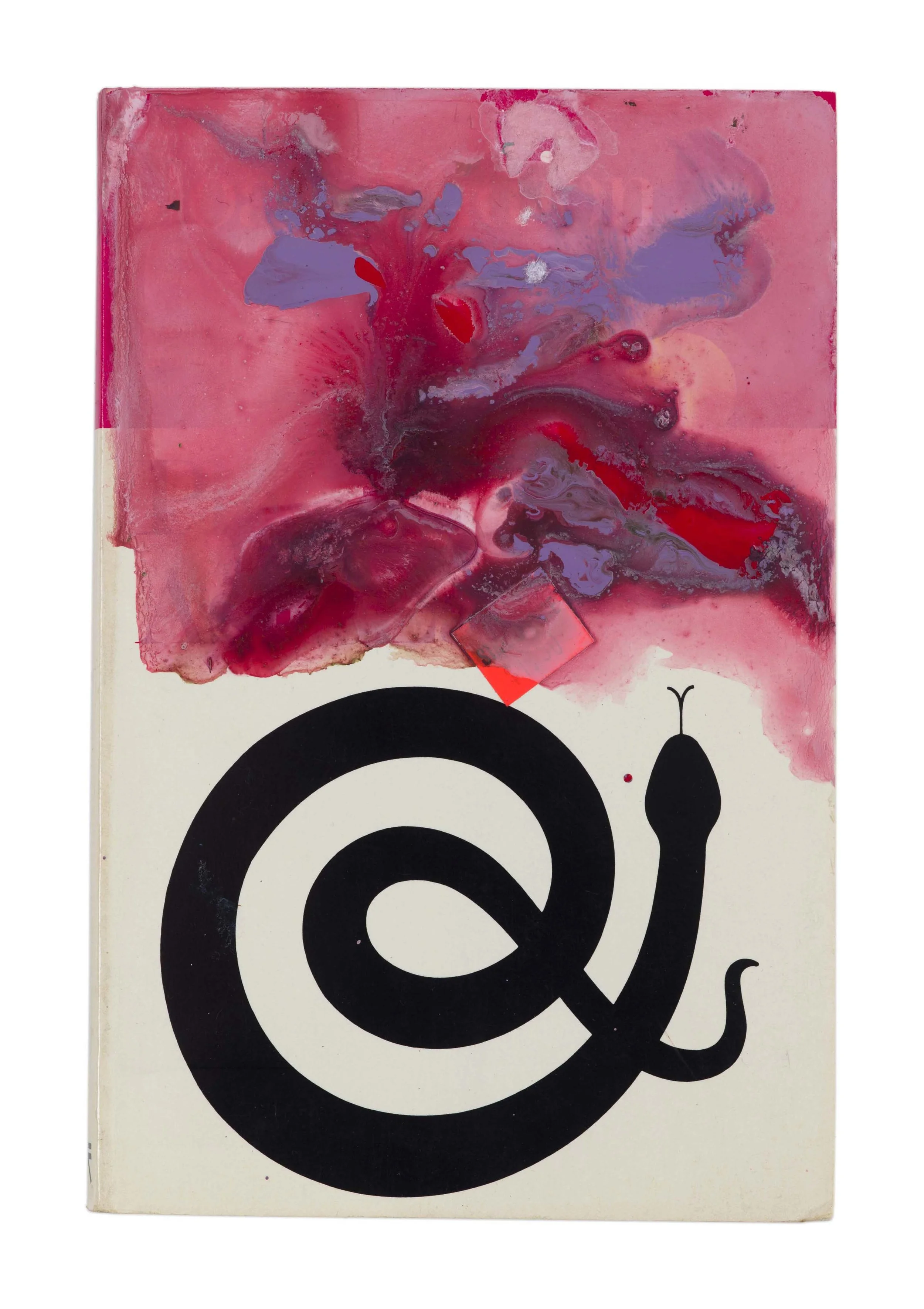 Drew Beattie and Ben Shepard Play It As It Lays acrylic on used book 2016 8 x 5 ⅜ inches