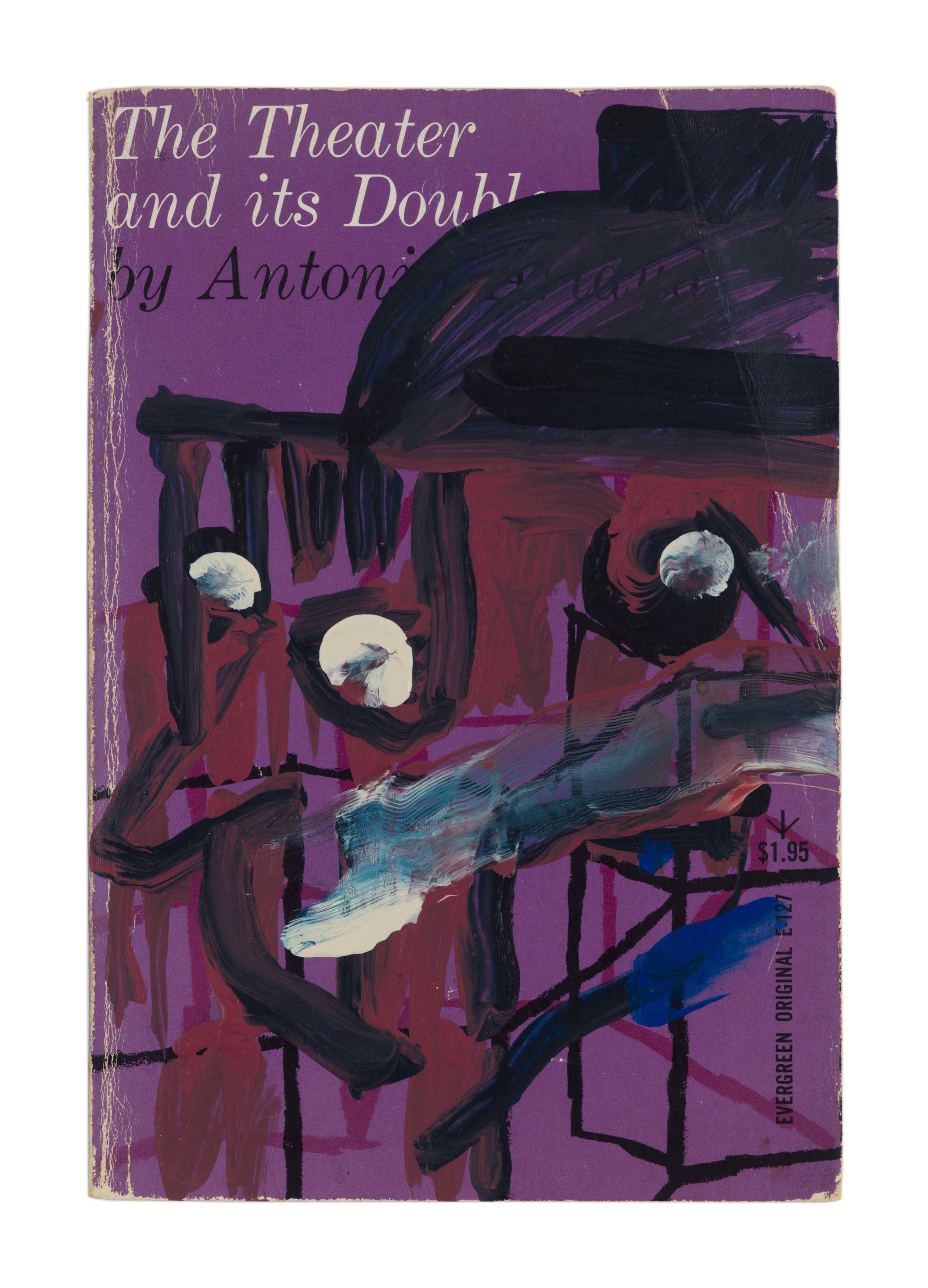  Drew Beattie and Ben Shepard  The Theater and Its Double  acrylic on used book 2016 8 x 5 ½ inches 