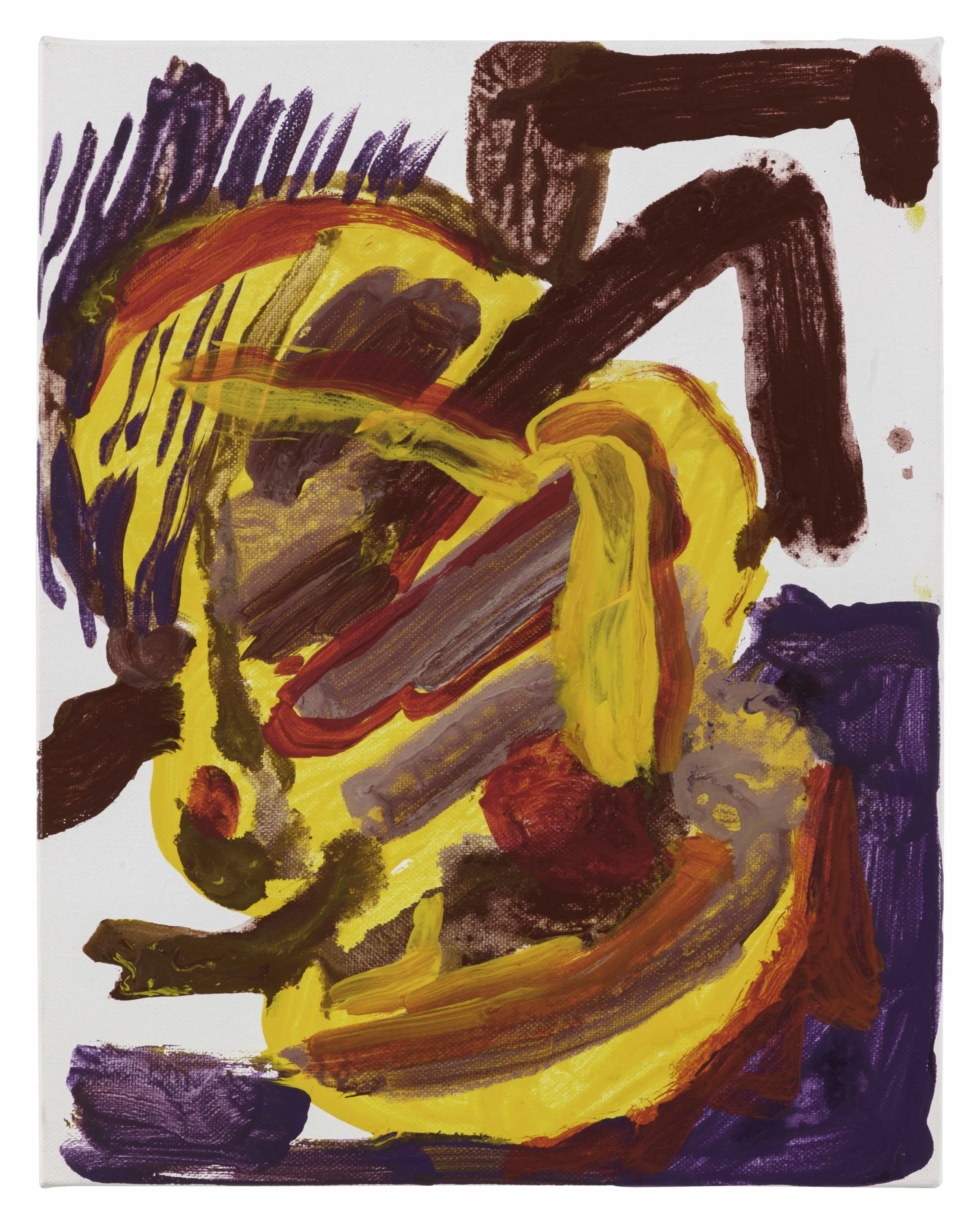 Drew Beattie and Ben Shepard Spider Master 2016 acrylic on canvas 14 x 11 inches