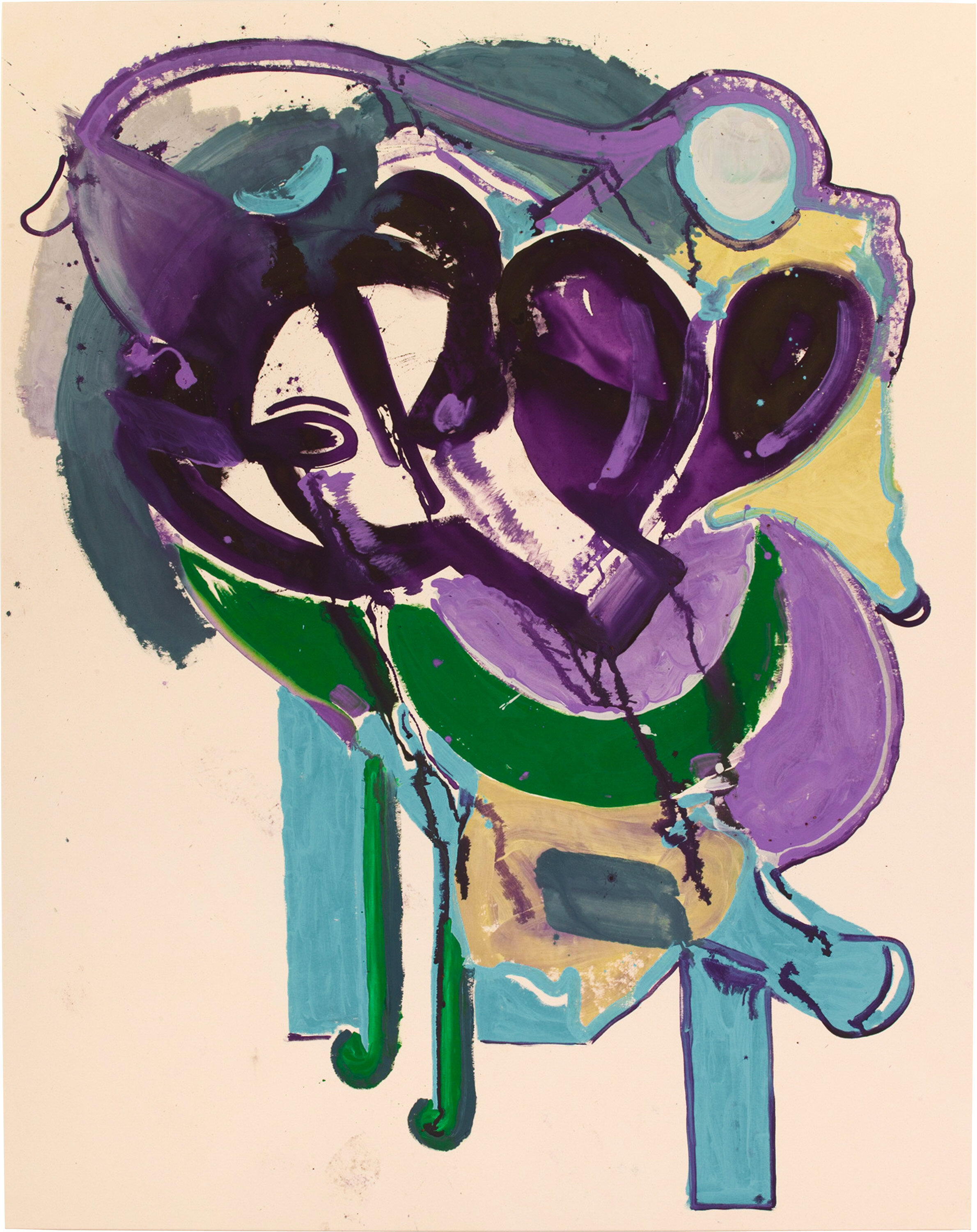  Drew Beattie  Claire Ferguson   2015 acrylic on canvas 96 x 76 inches 