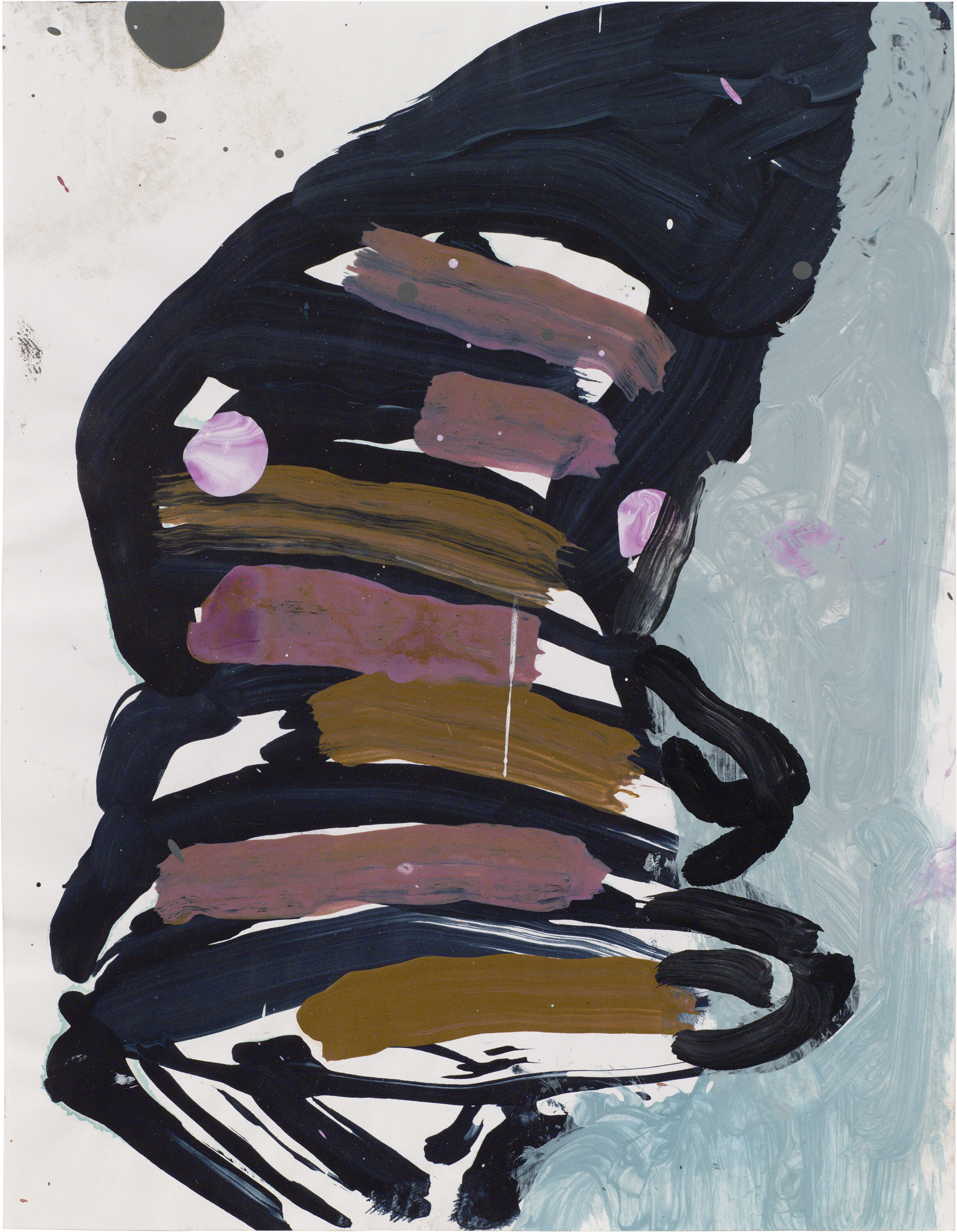  Drew Beattie and Ben Shepard  DBBS-DRW-2013-048   2013  acrylic on paper 11 x 8.5 inches 