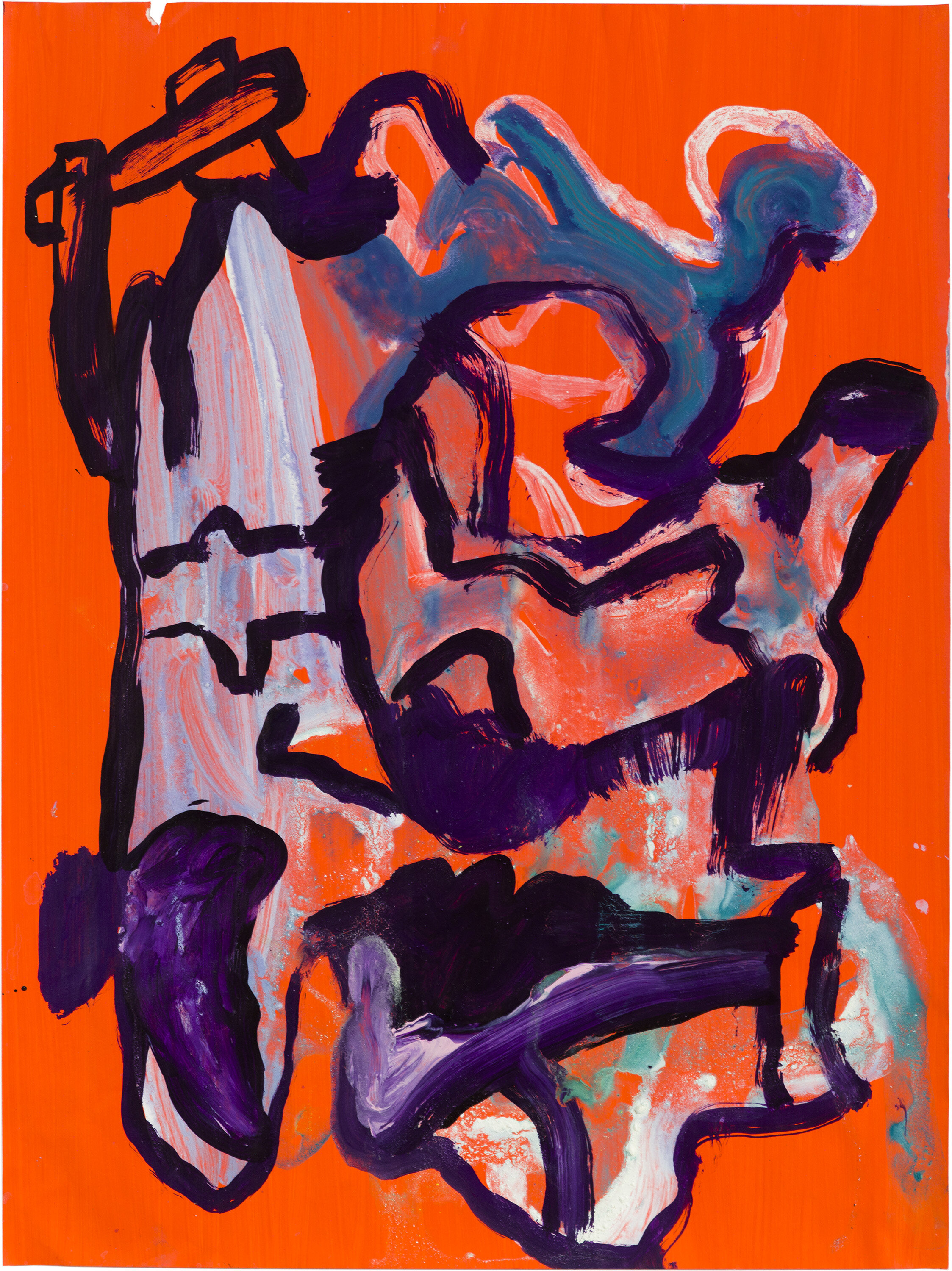  Drew Beattie and Ben Shepard   DBBS-DRW-2015-091   2015  acrylic on paper 24 x 18 inches 