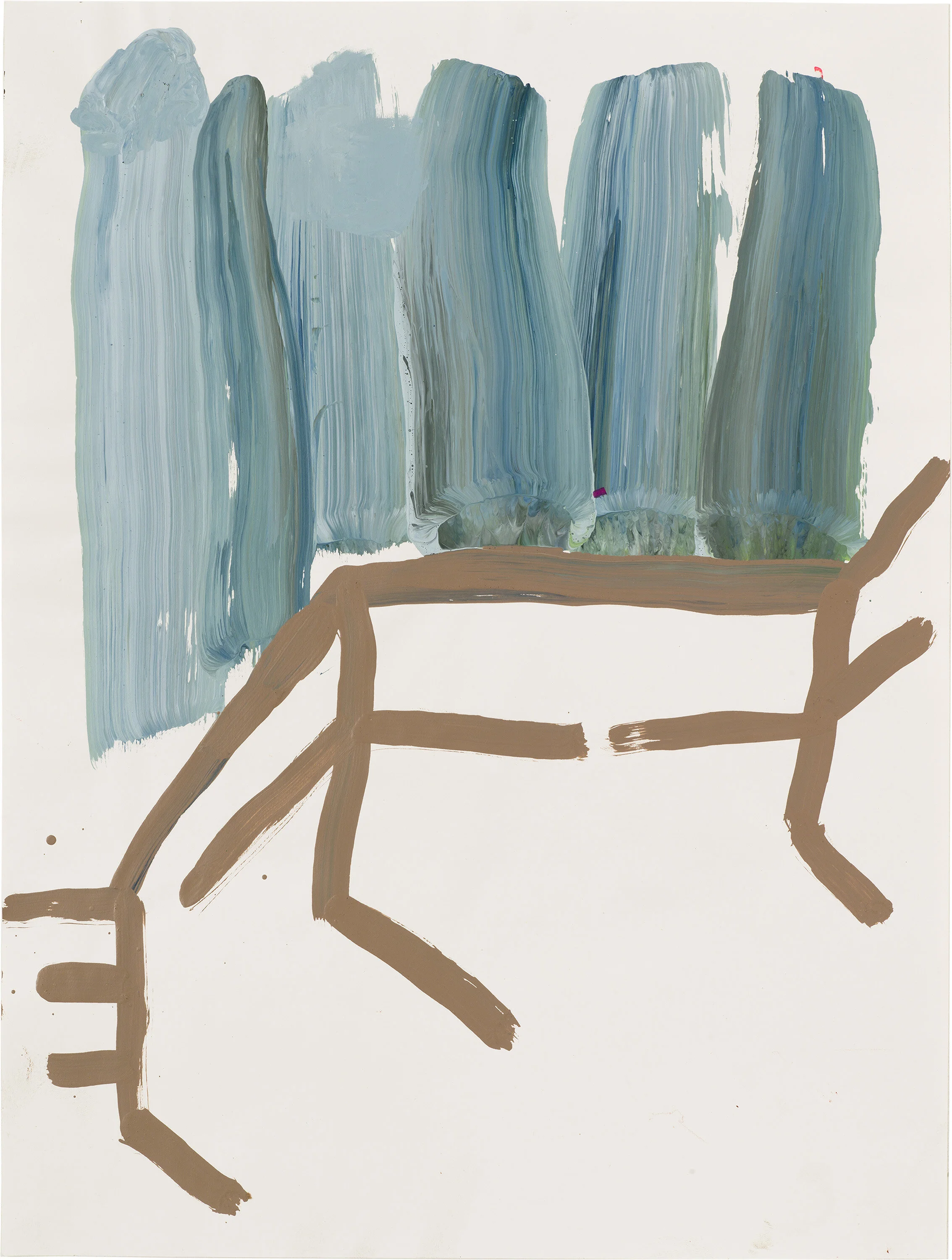 Drew Beattie and Ben Shepard DBBS-DRW-2015-522 2015 acrylic on paper 24 x 18 inches