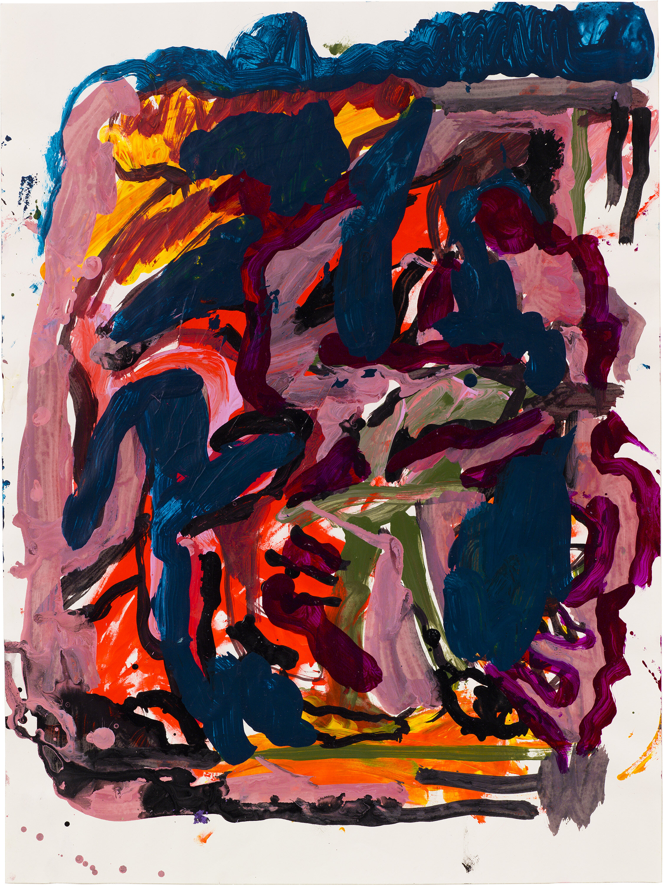  Drew Beattie and Ben Shepard   DBBS-DRW-2015-584   2015  acrylic on paper 24 x 18 inches 