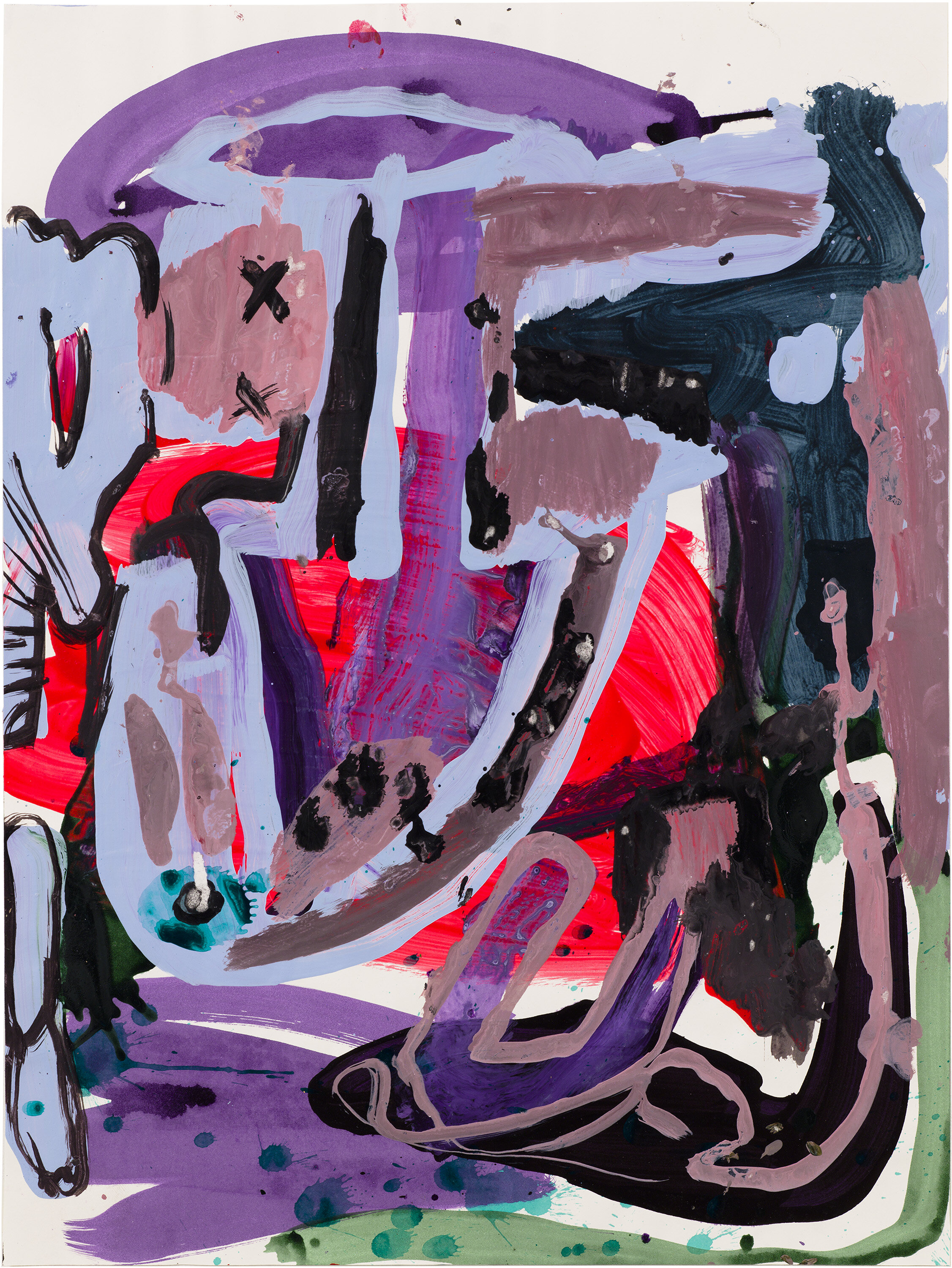  Drew Beattie and Ben Shepard   DBBS-DRW-2015-594   2015  acrylic on paper 24 x 18 inches 