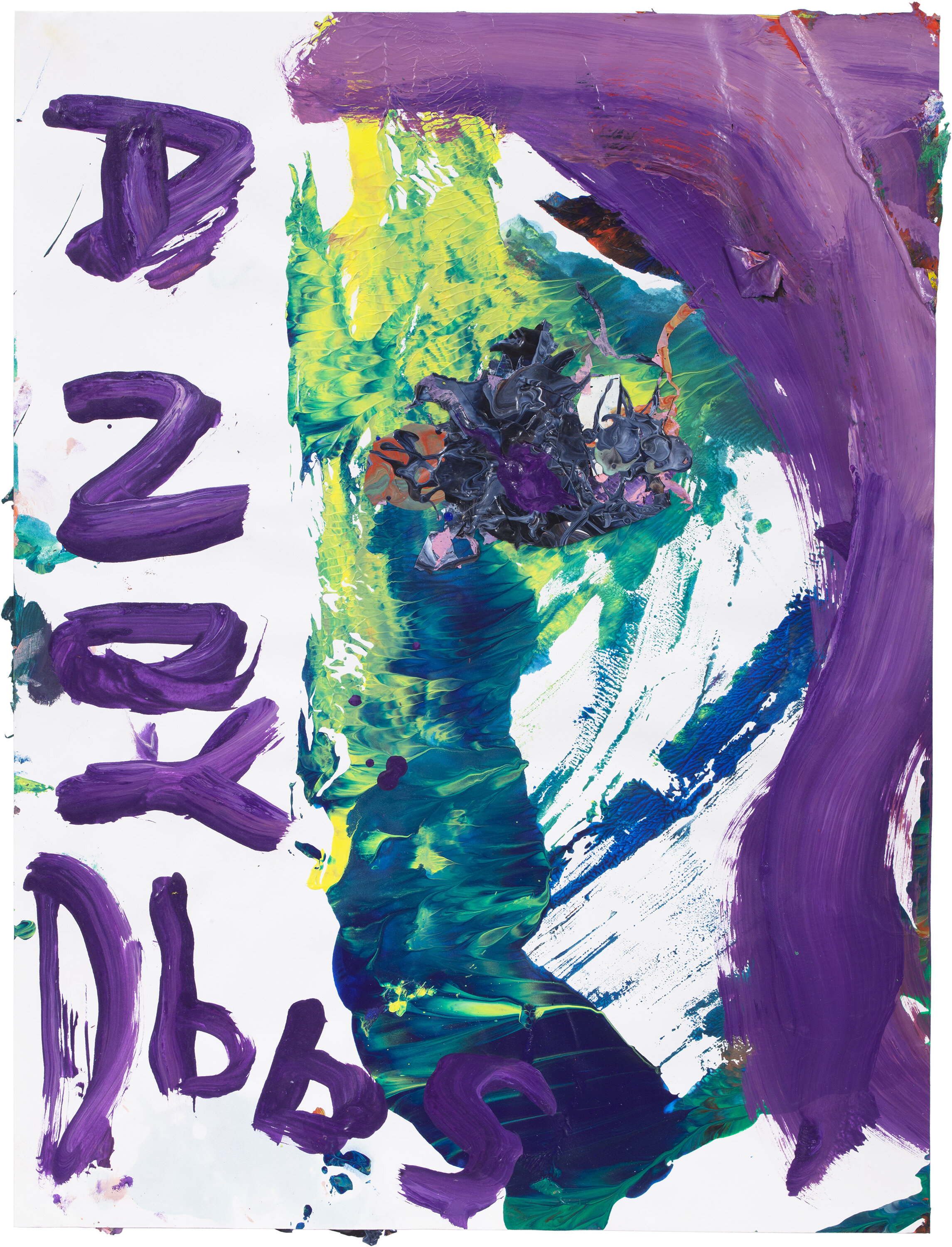  Drew Beattie and Ben Shepard   DBBS-DRW-2019-127   2019  acrylic on paper 24 x 18 inches 