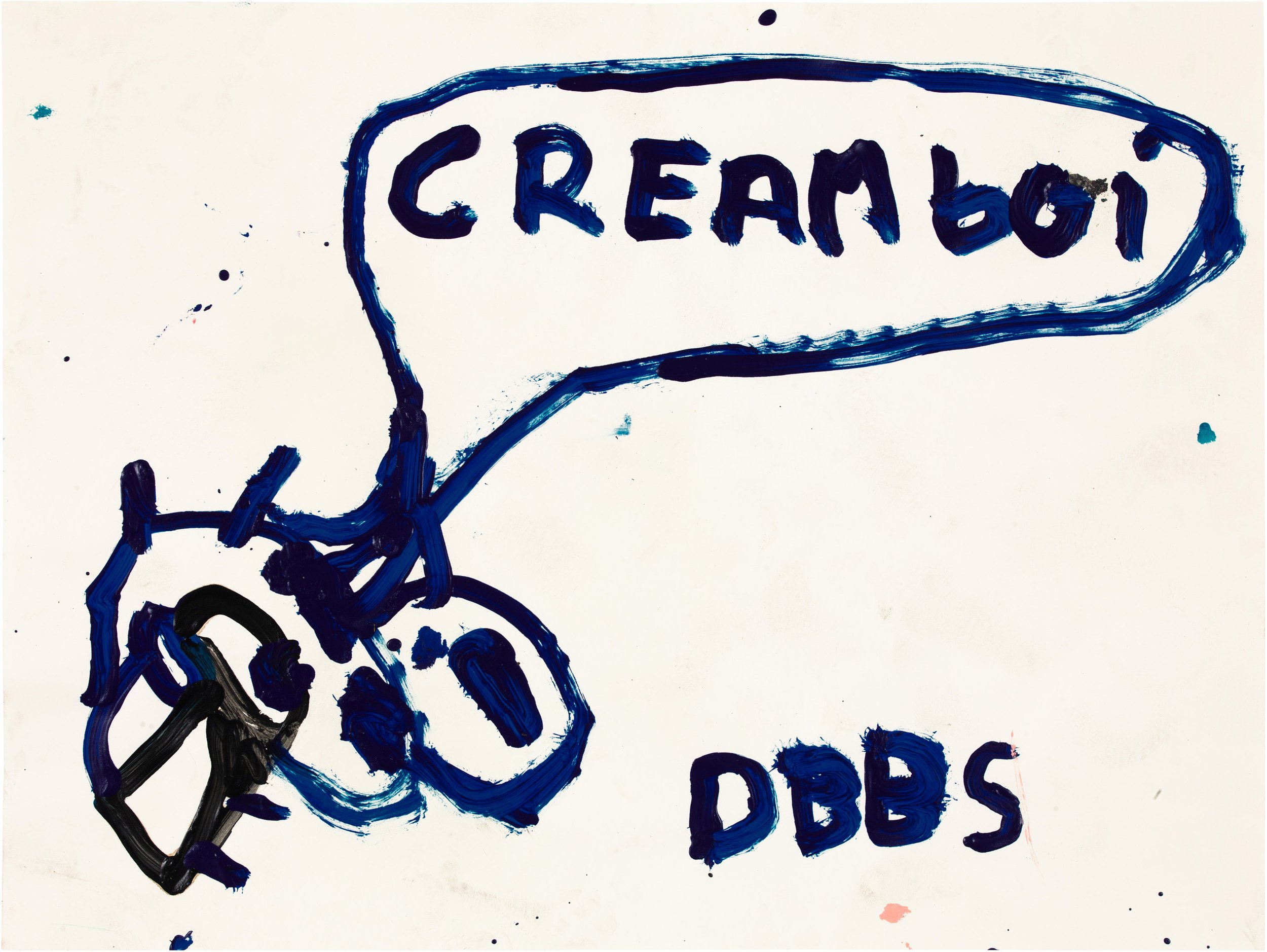 Drew Beattie and Ben Shepard DBBS-DRW-2021-193 2021 acrylic on paper 18 x 24 inches 