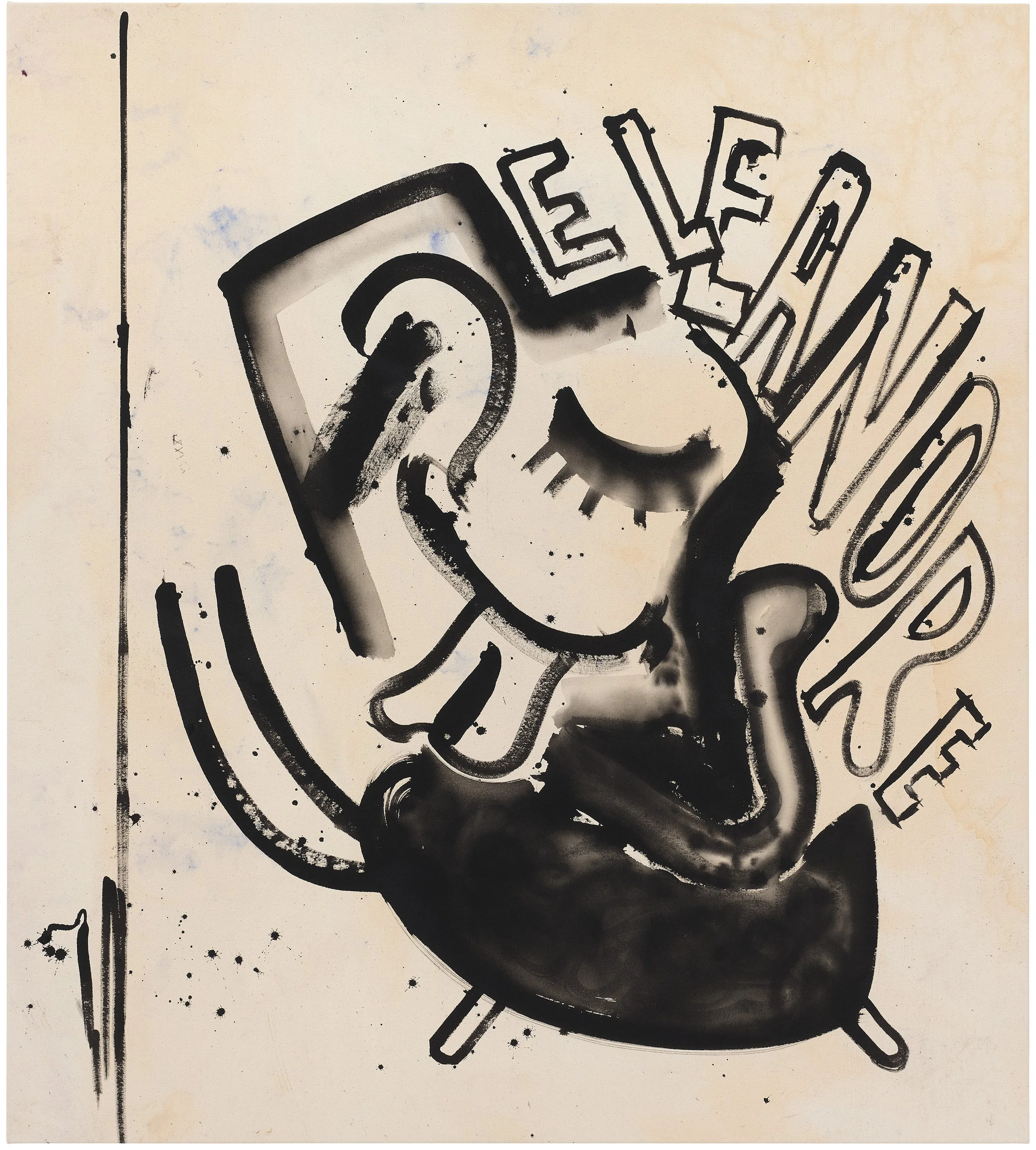  Drew Beattie                                                                                      Eleanore&nbsp;  2025                                                                                       acrylic and ink on canvas                   