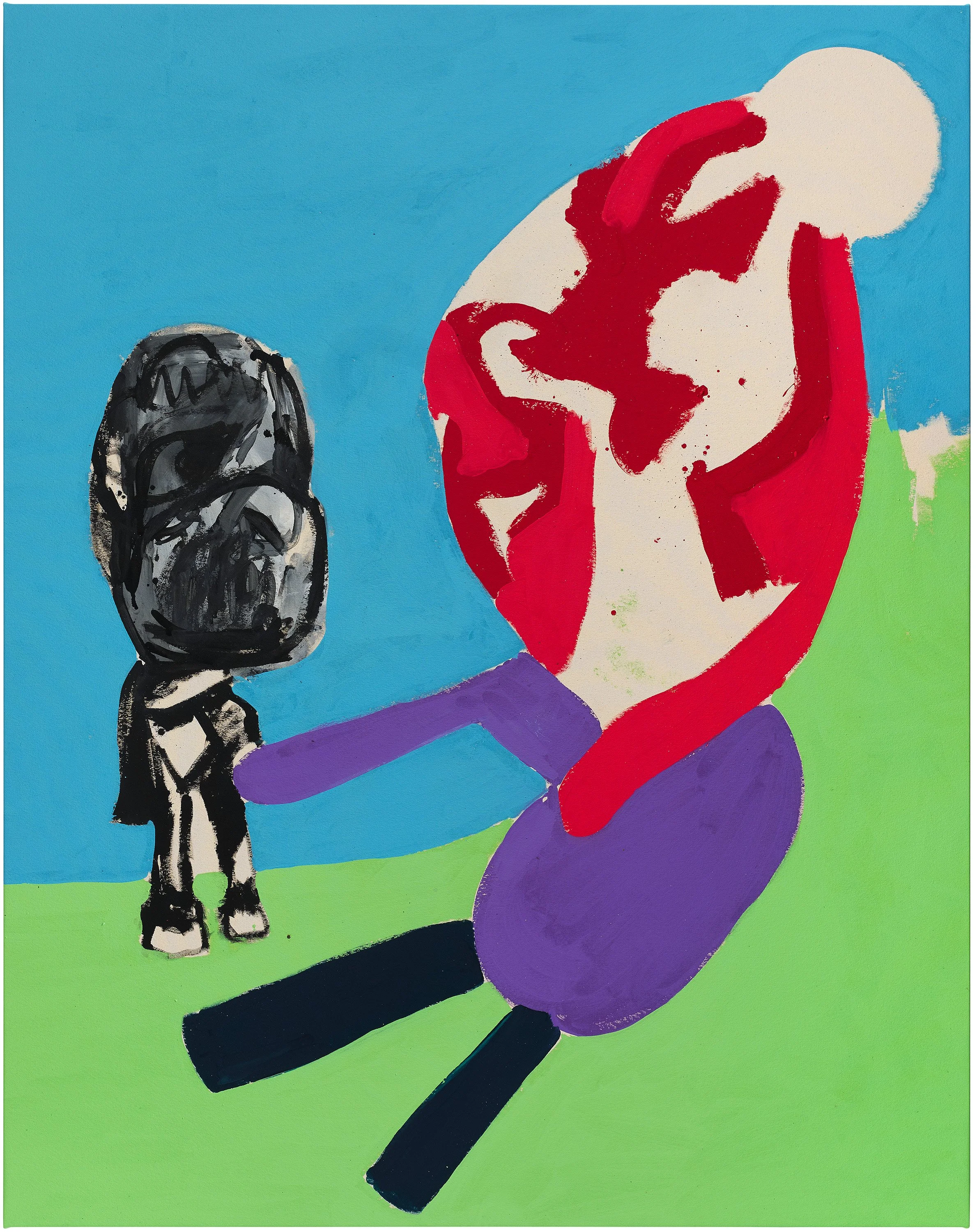  Drew Beattie                                                                                                        The Change&nbsp;  2025                                                                                              acrylic on canvas