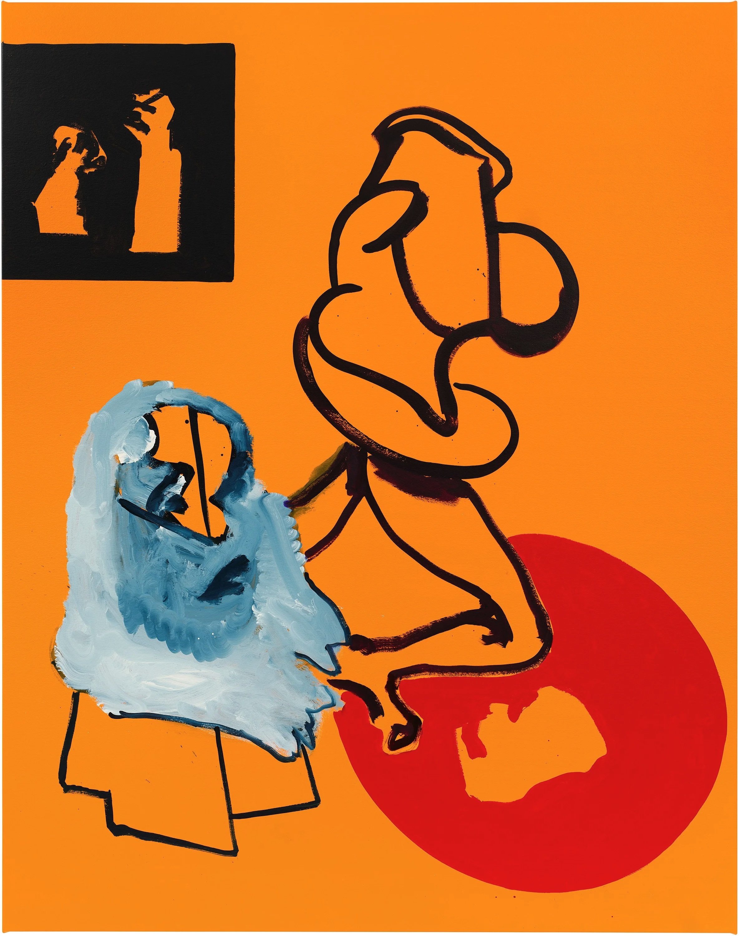  Drew Beattie                                                                                                 The Contract&nbsp;  2025                                                                                       acrylic on canvas            