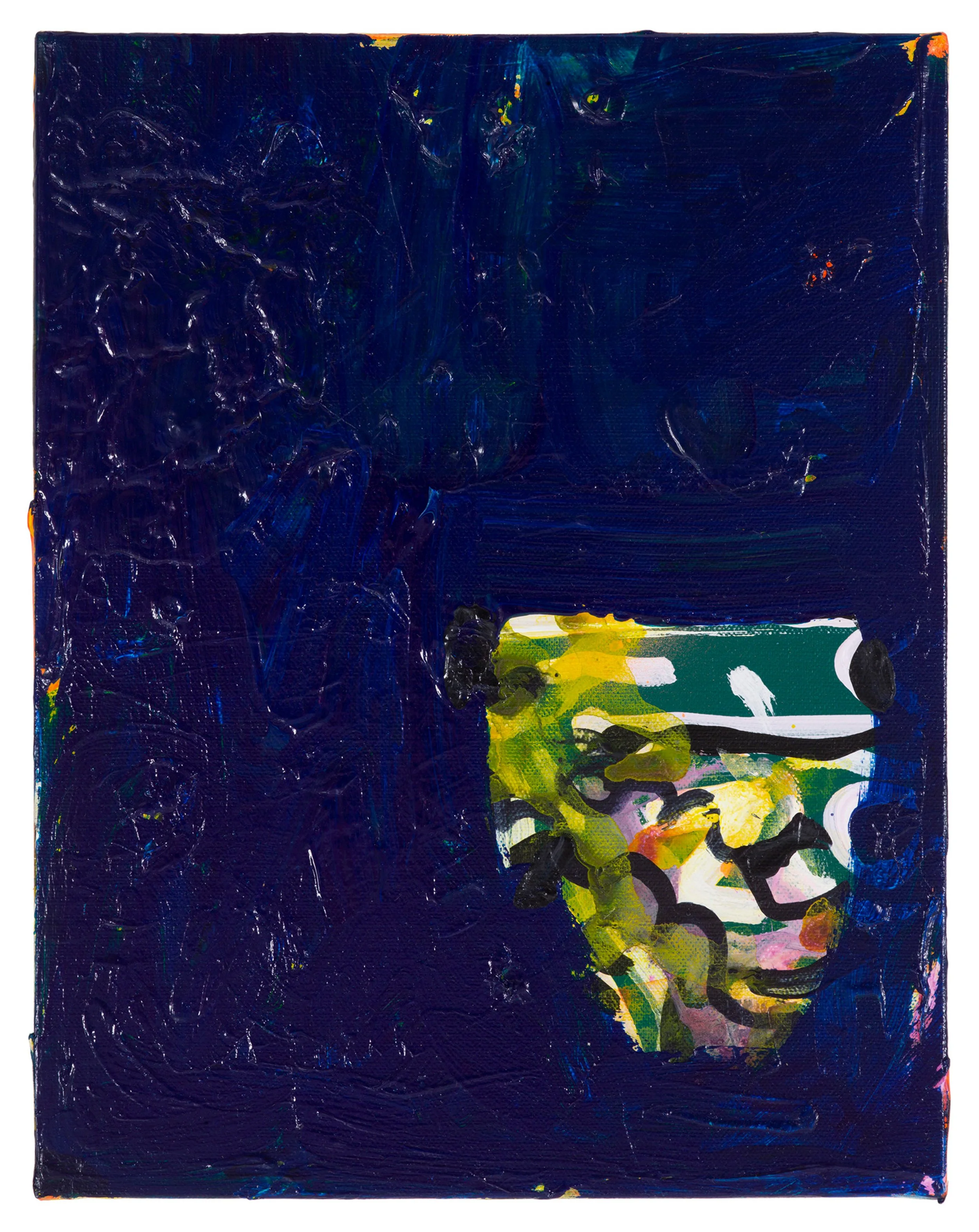 Drew Beattie and Ben Shepard  The Bellboy   2019 acrylic on canvas 14 x 11 inches 