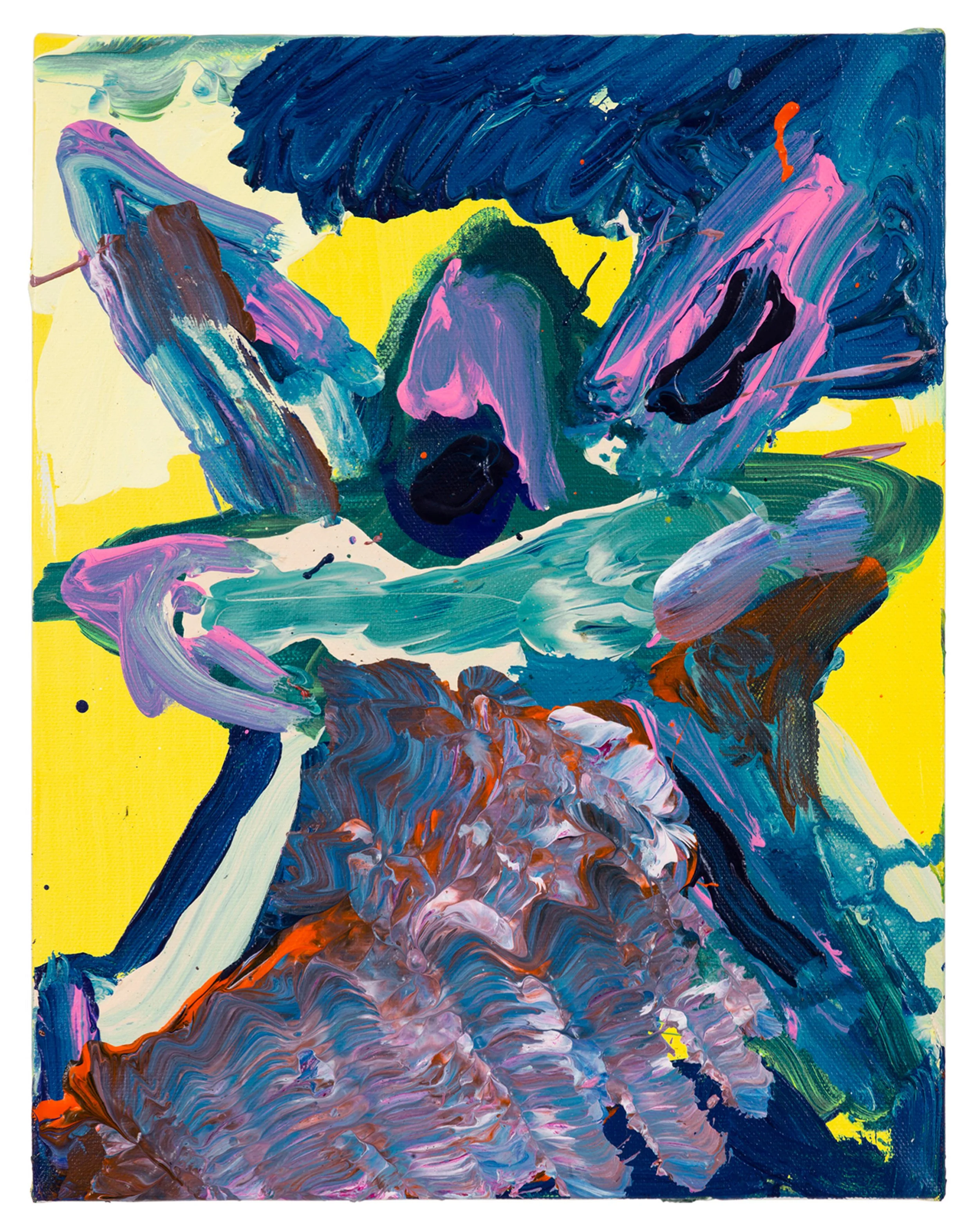  Drew Beattie and Ben Shepard  Star Mouse   2019 acrylic on canvas 14 x 11 inches 