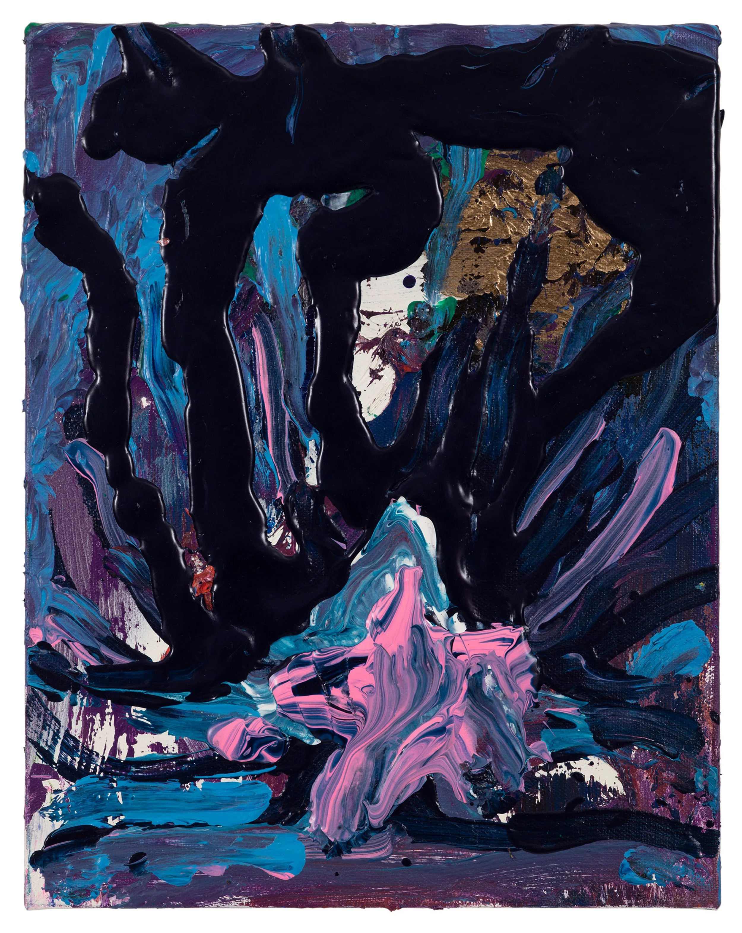  Drew Beattie and Ben Shepard  Star Cave   2019 acrylic on canvas 14 x 11 inches 