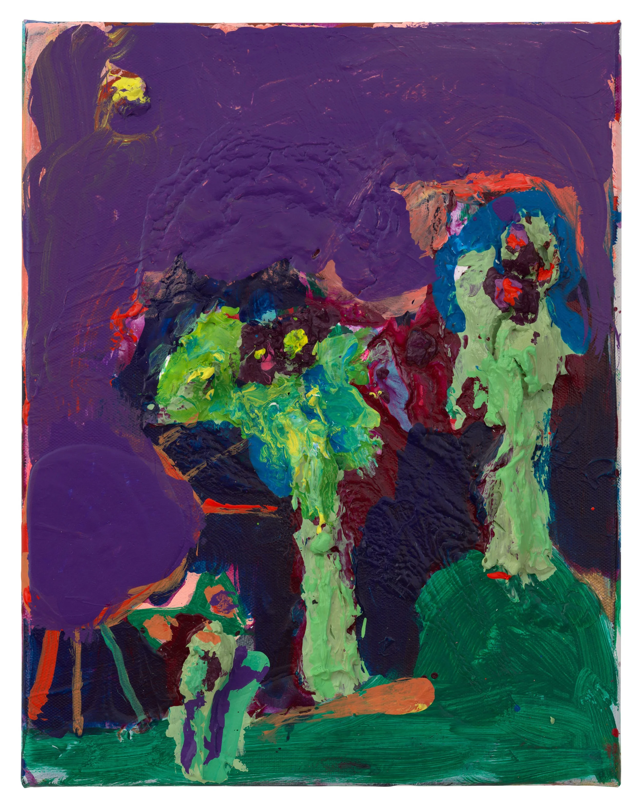  Drew Beattie and Ben Shepard  Ugly Watteau   2022 acrylic on canvas 14 x 11 inches 
