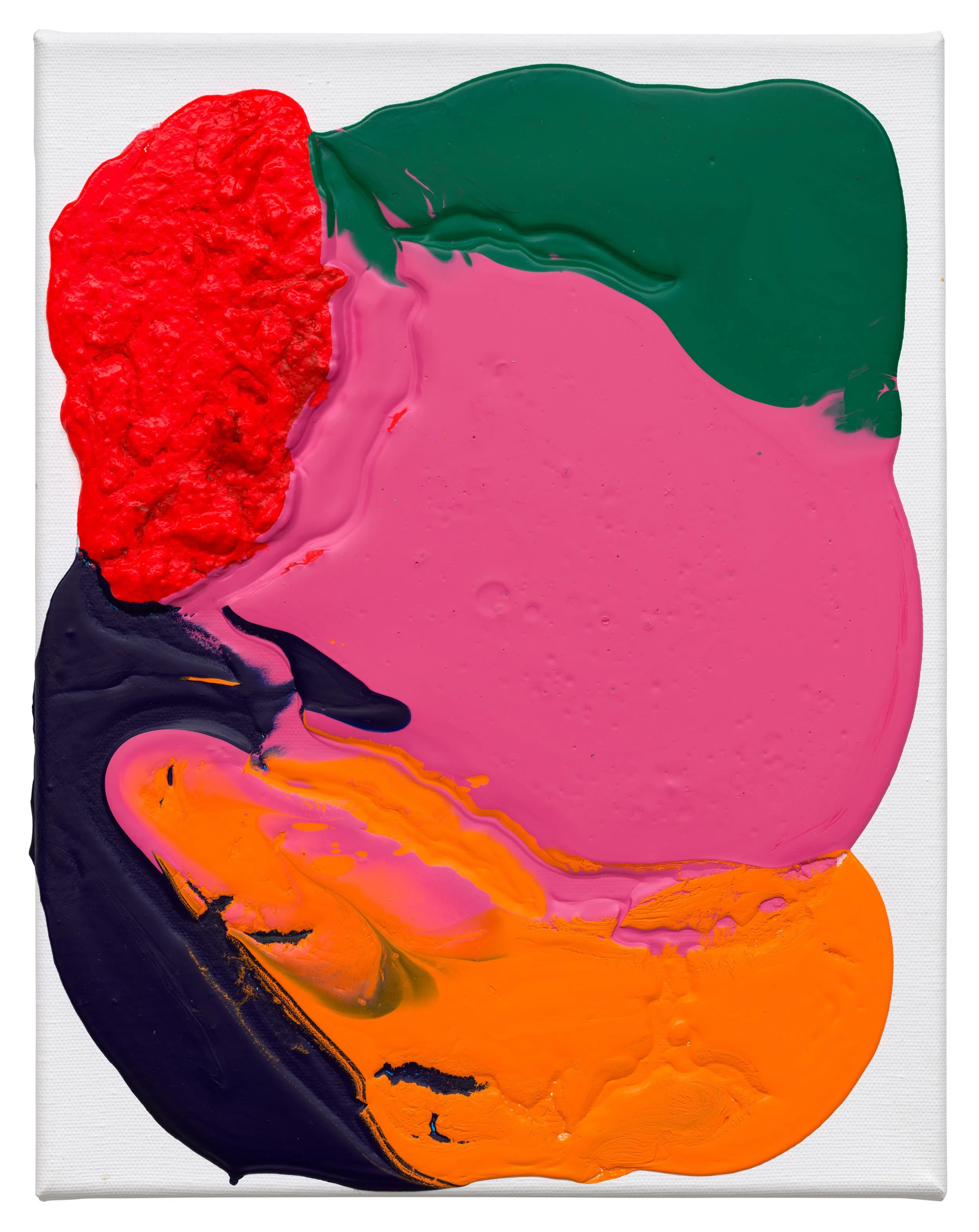  Drew Beattie and Ben Shepard  Chatterbox   2022 acrylic on canvas 14 x 11 inches 