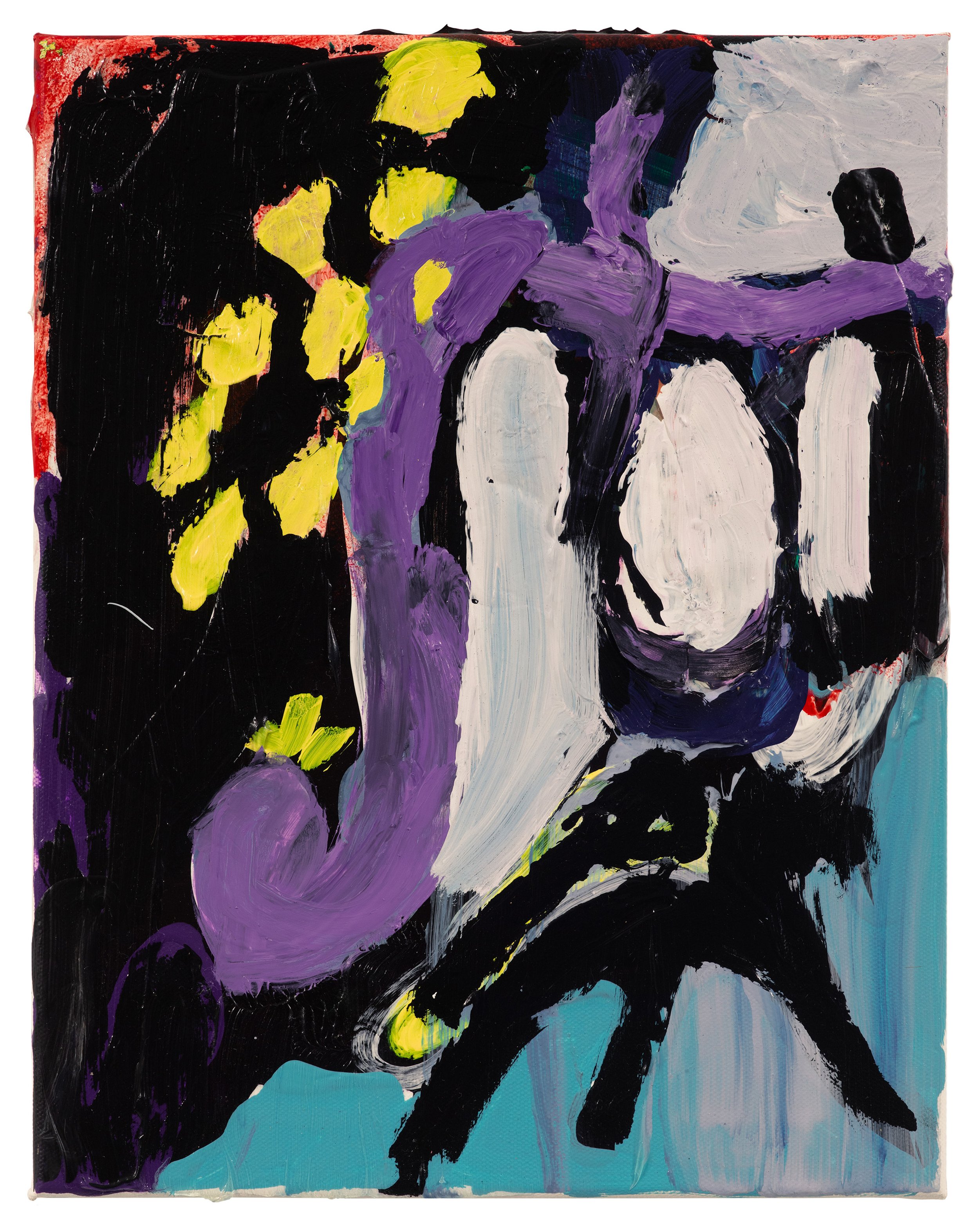  Drew Beattie and Ben Shepard  Chunky Matisse   2021 acrylic on canvas 14 x 11 inches 