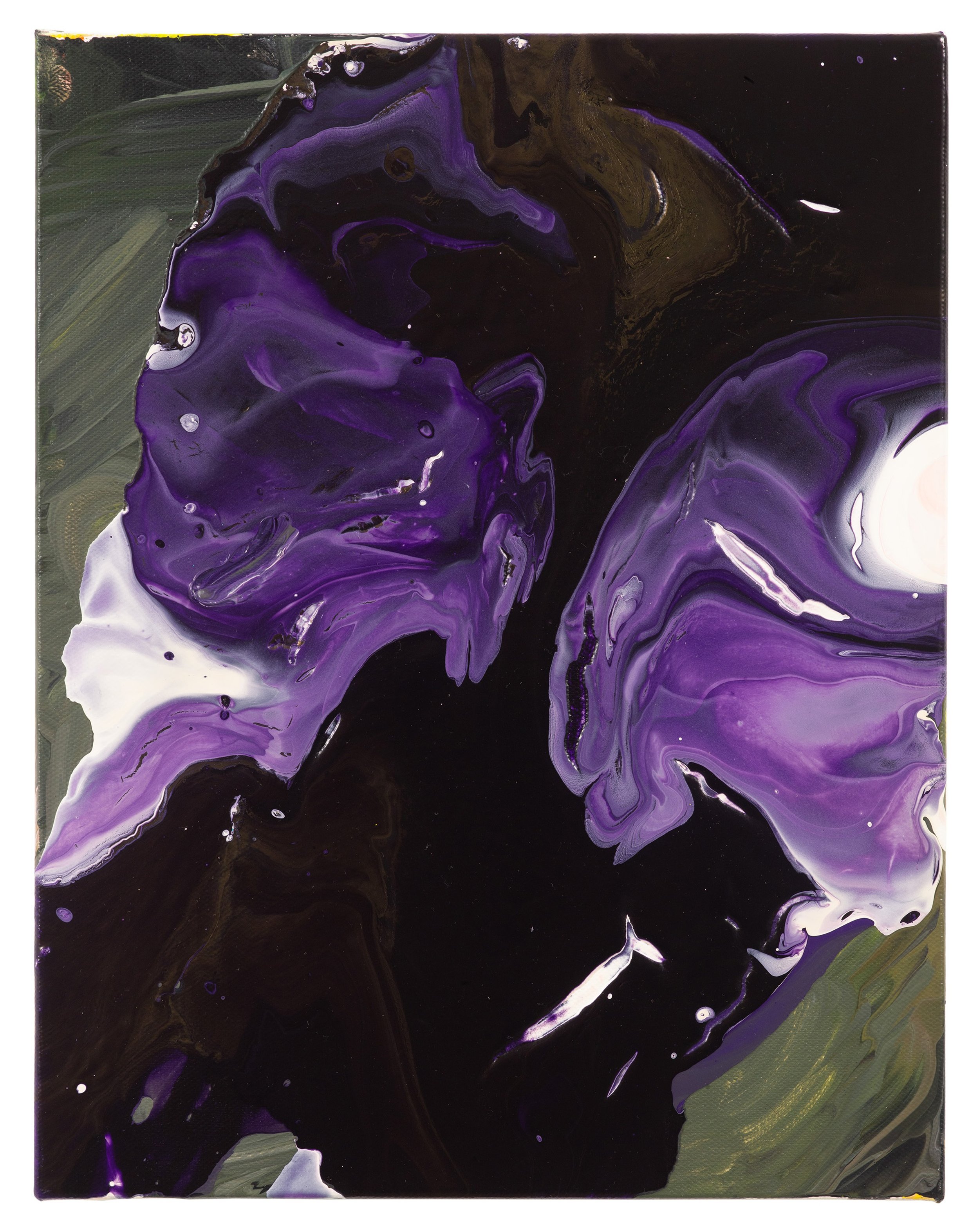 Drew Beattie and Ben Shepard  Violet Couple   2021 acrylic on canvas 14 x 11 inches 