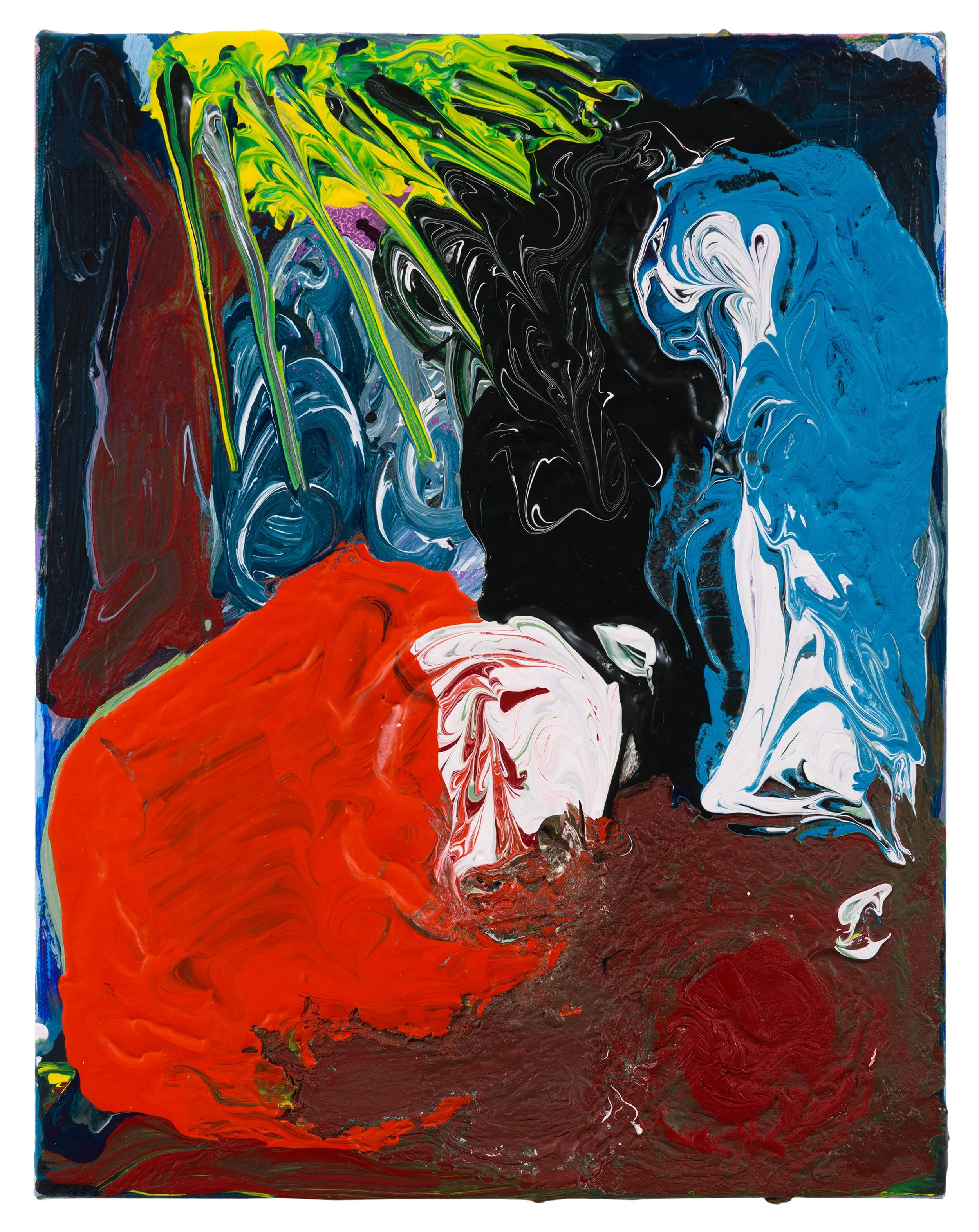  Drew Beattie   Hard Nativity   2021 acrylic on canvas 14 x 11 inches 