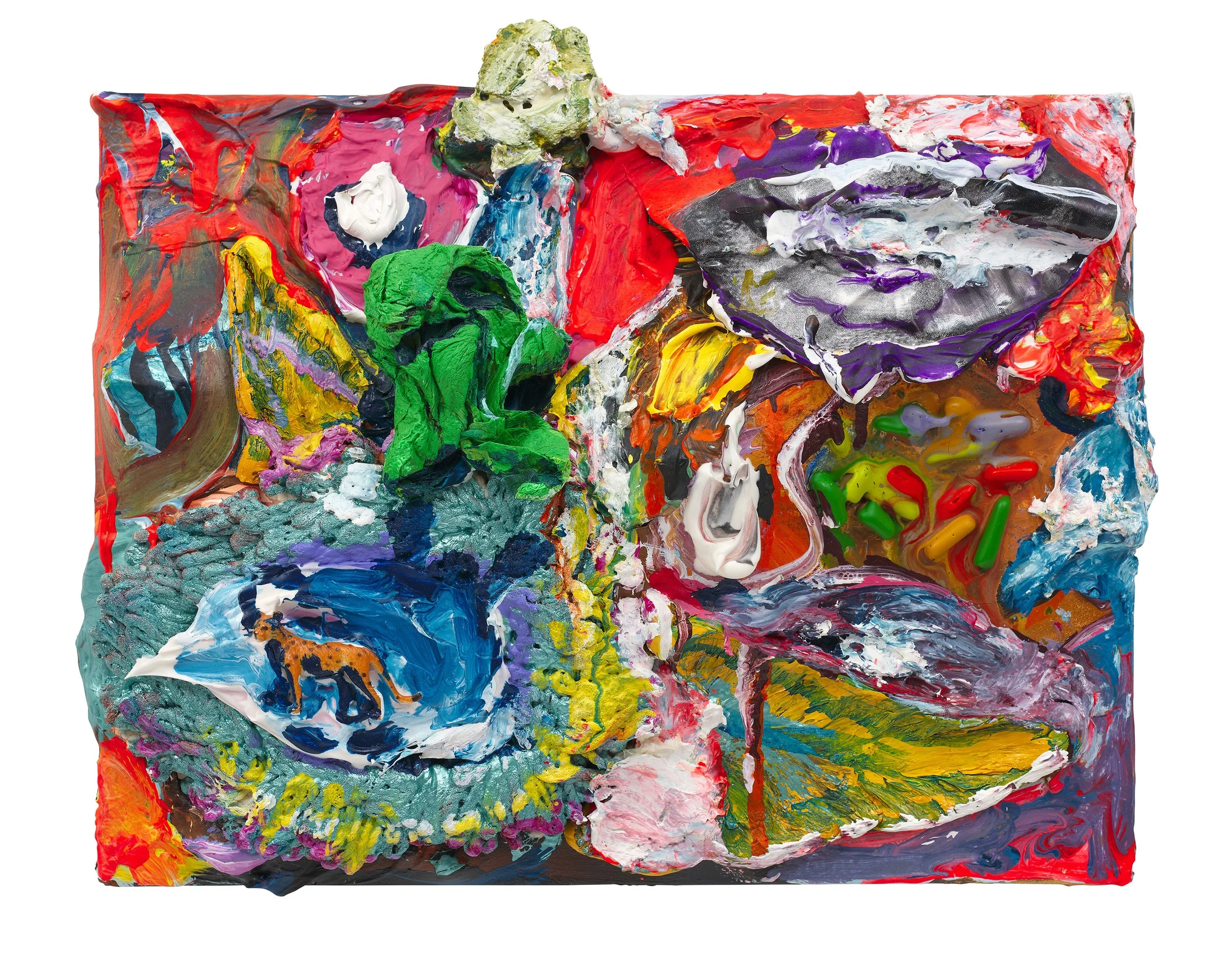  Drew Beattie                                                                                                      Colored Sparrows                                                                                             oil, acrylic, crayons and 