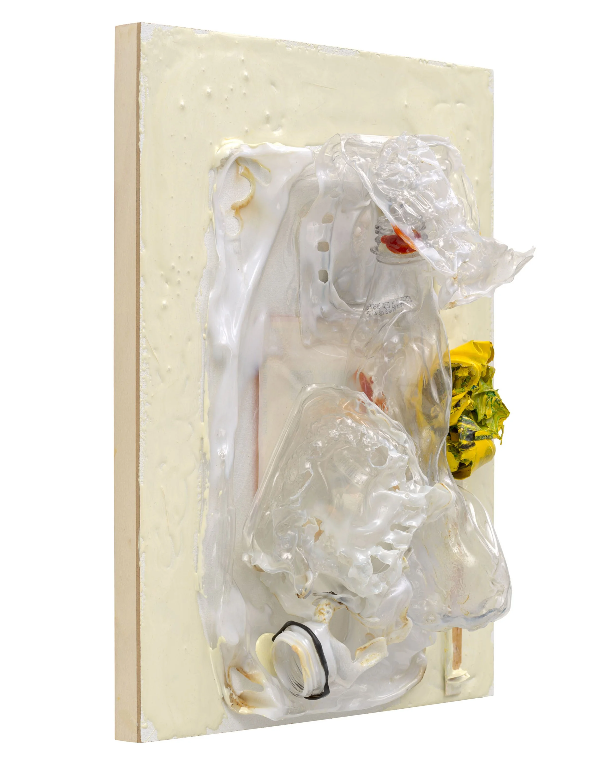  Drew Beattie   Pieta   2022 acrylic, plastic, wood and epoxy on panel 14 x 11 inches 