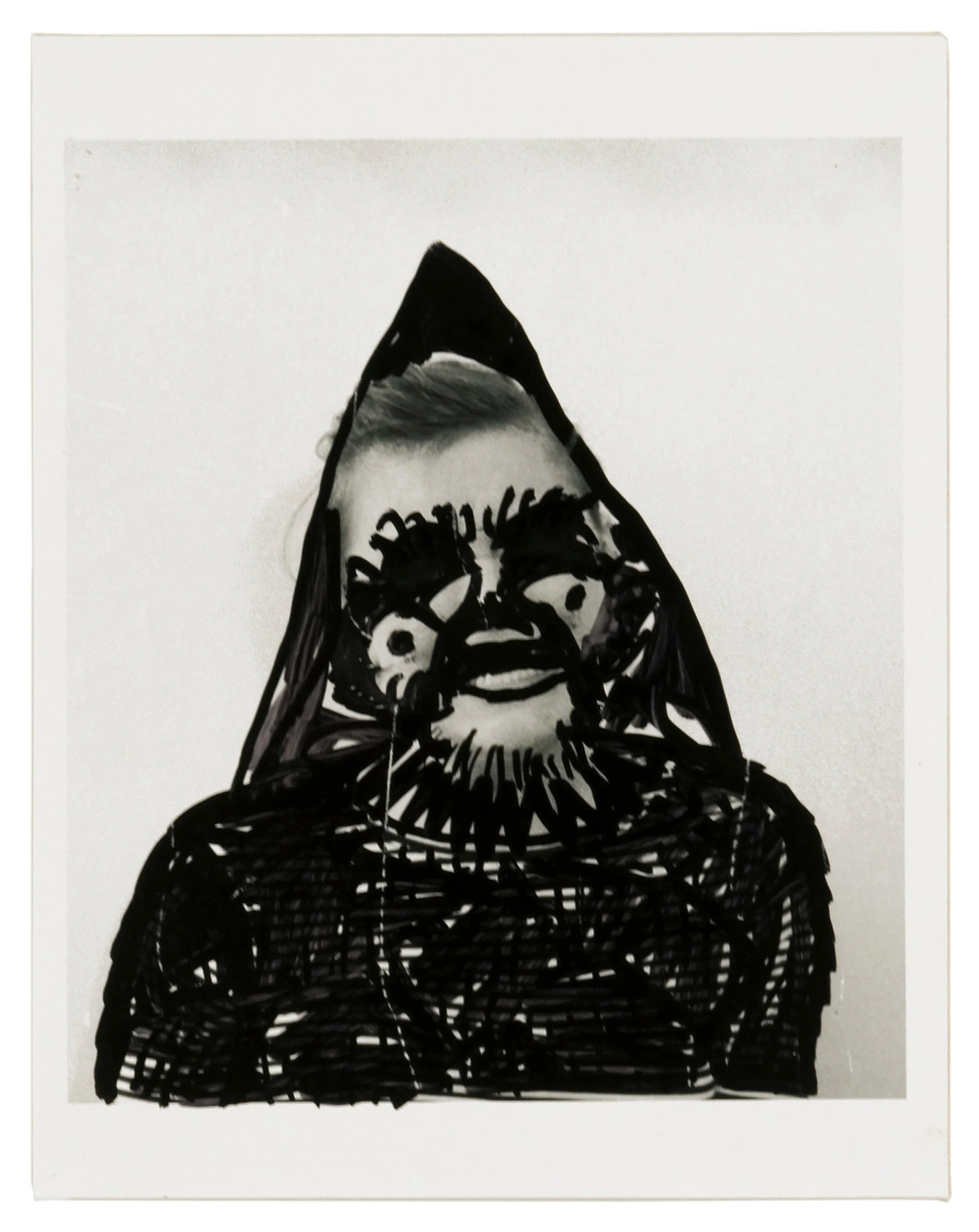  Drew Beattie  Urchin &nbsp; 2010 marker and photograph on canvas 14 x 11 inches 