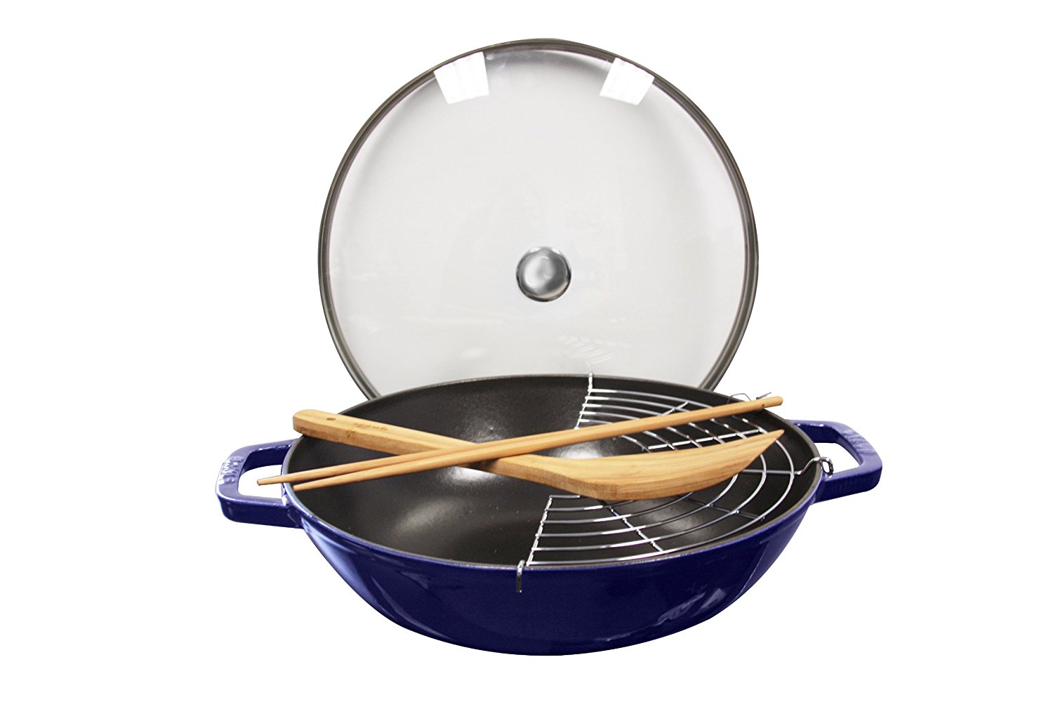 Staub Perfect Pan, 4.5qt. - Dark Blue, Grenadine — The Kitchen by Vangura