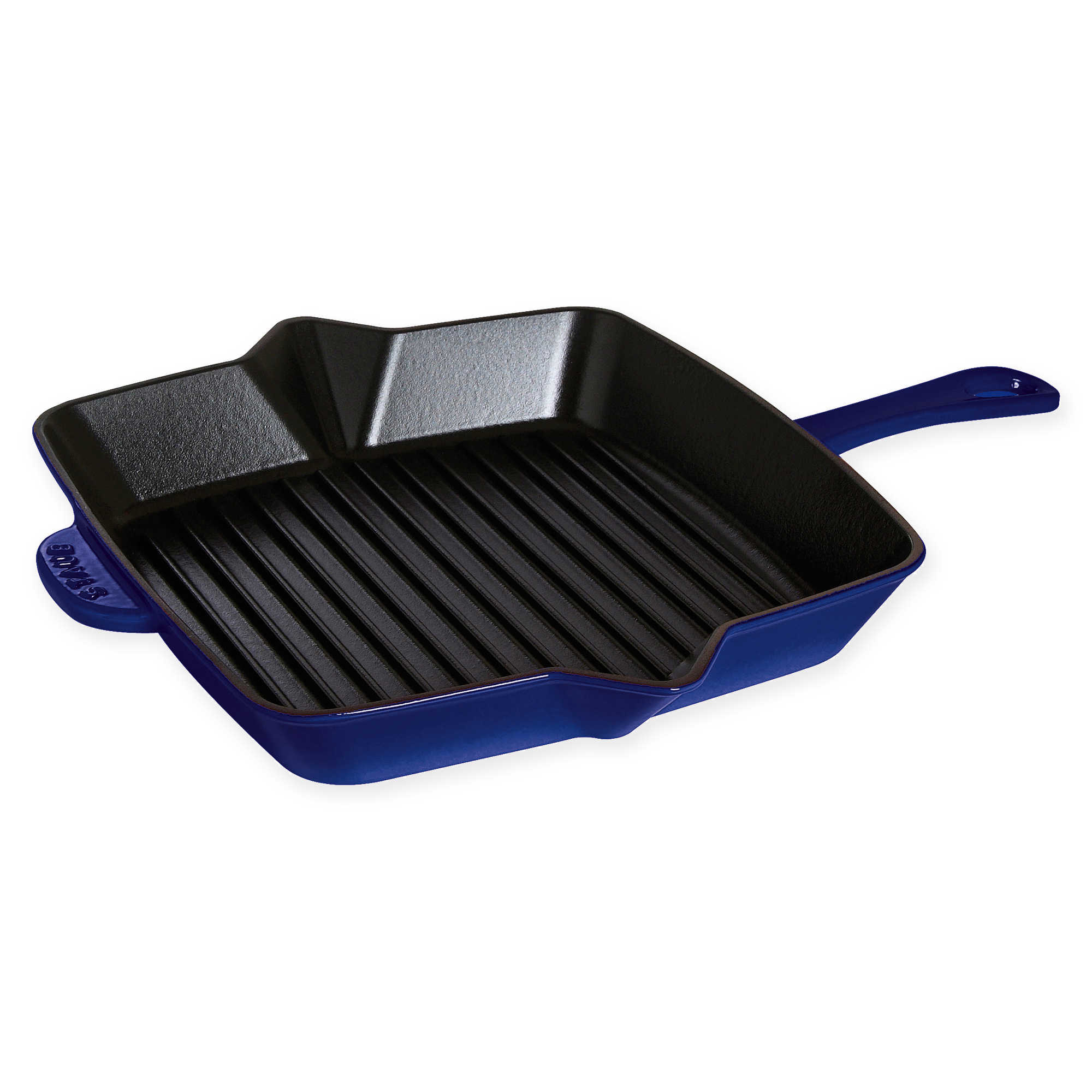 Valor 10 x 10 Galaxy Blue Square Enameled Cast Iron Grill Pan