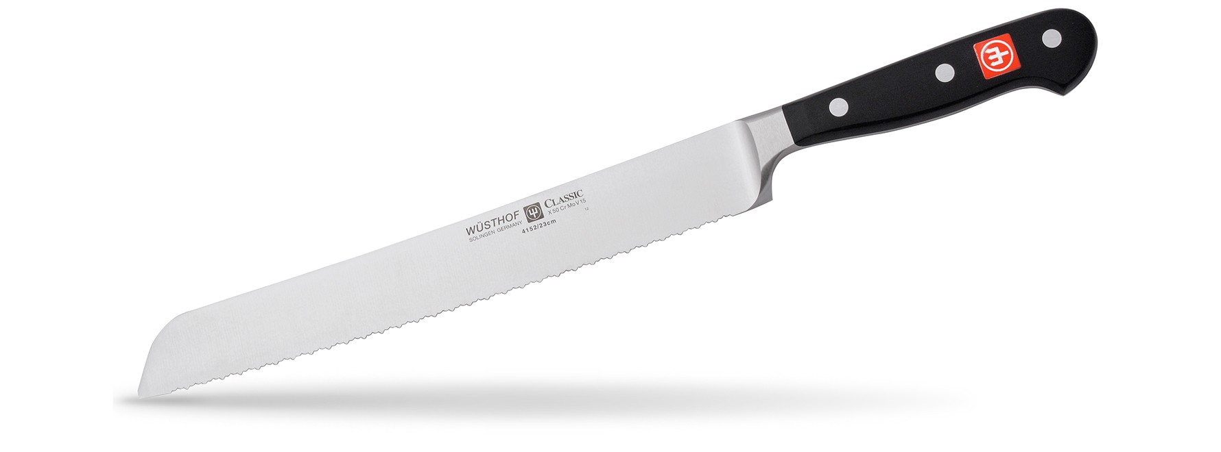 Classic White 9 Bread Knife (Double Serrated), WÜSTHOF