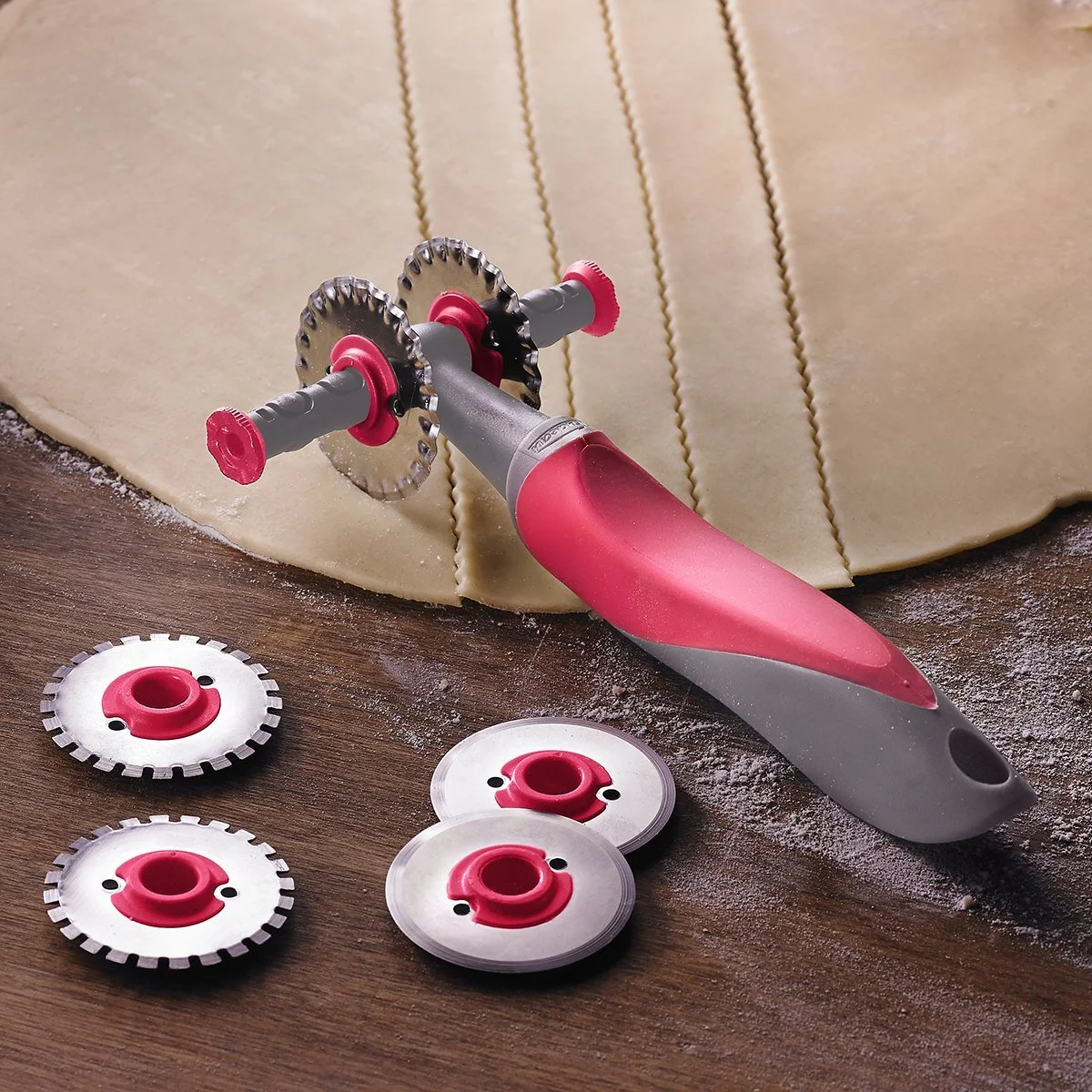 Trudeau Adjustable Pastry Wheel — The Kitchen by Vangura