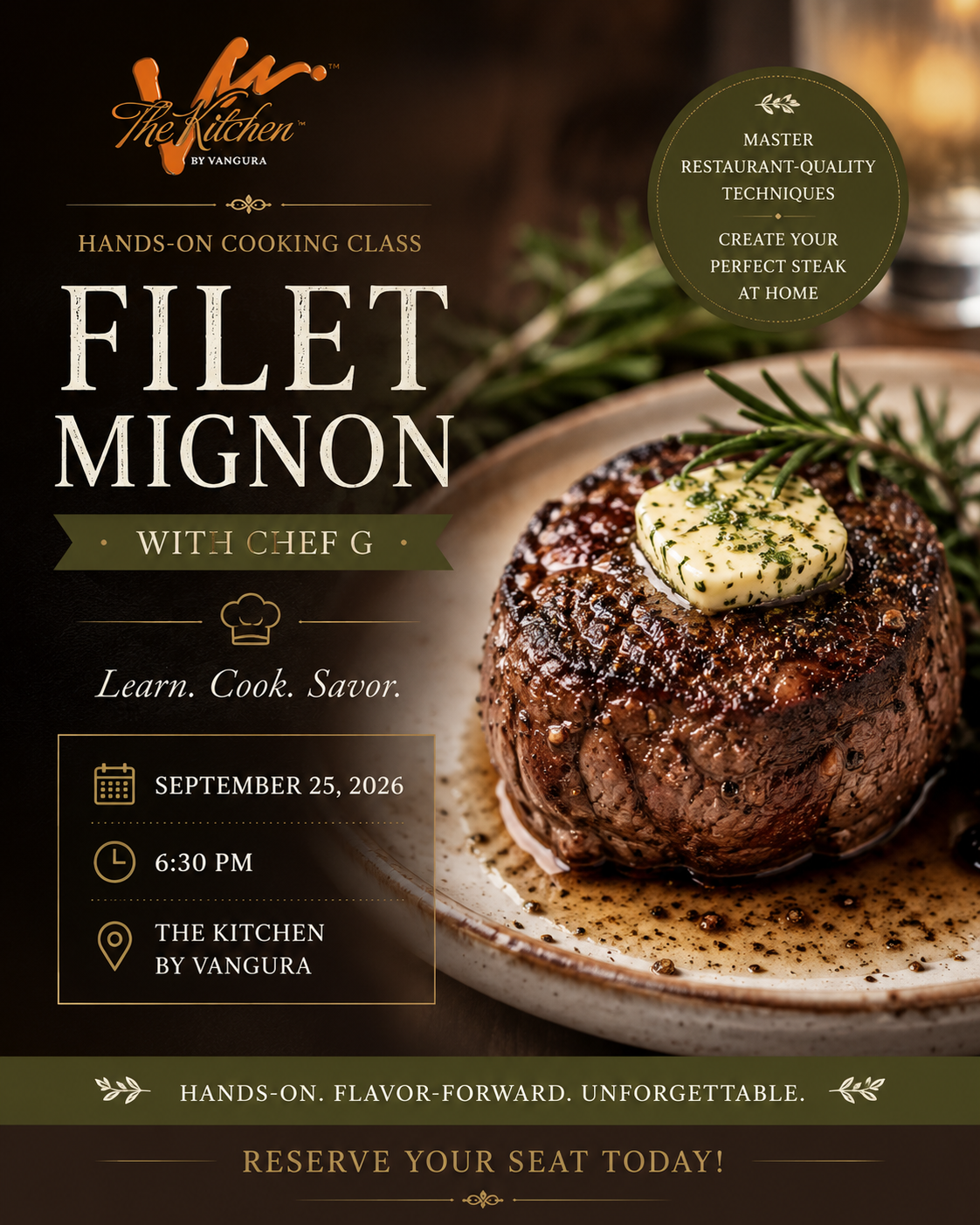 Filet Mignon with Chef G