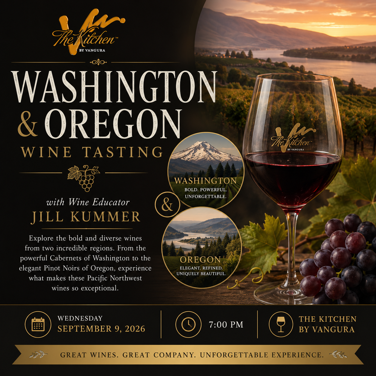 Washington &amp; Oregon with Wine Educator Jill Kummer