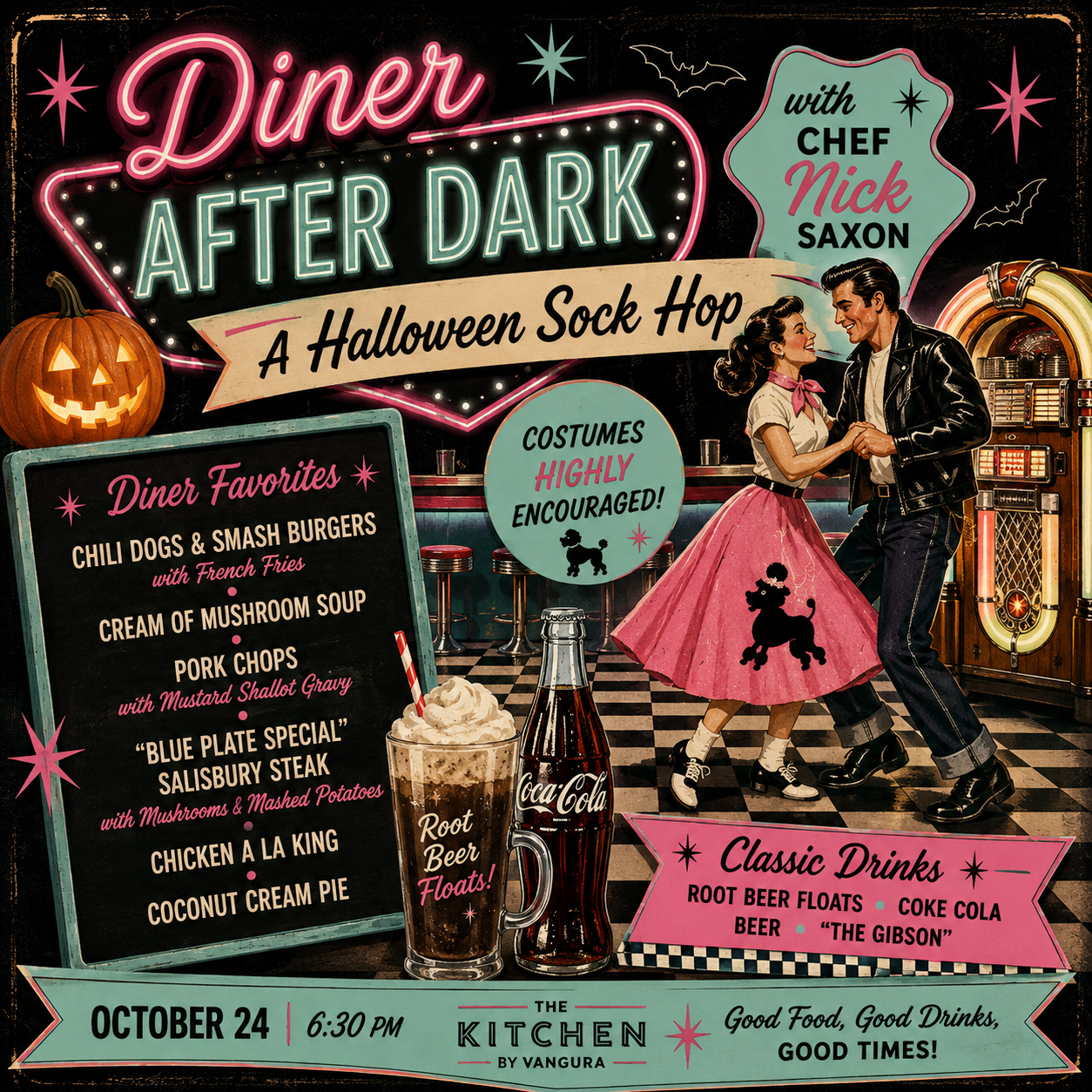 Diner After Dark with Chef Nick Saxon