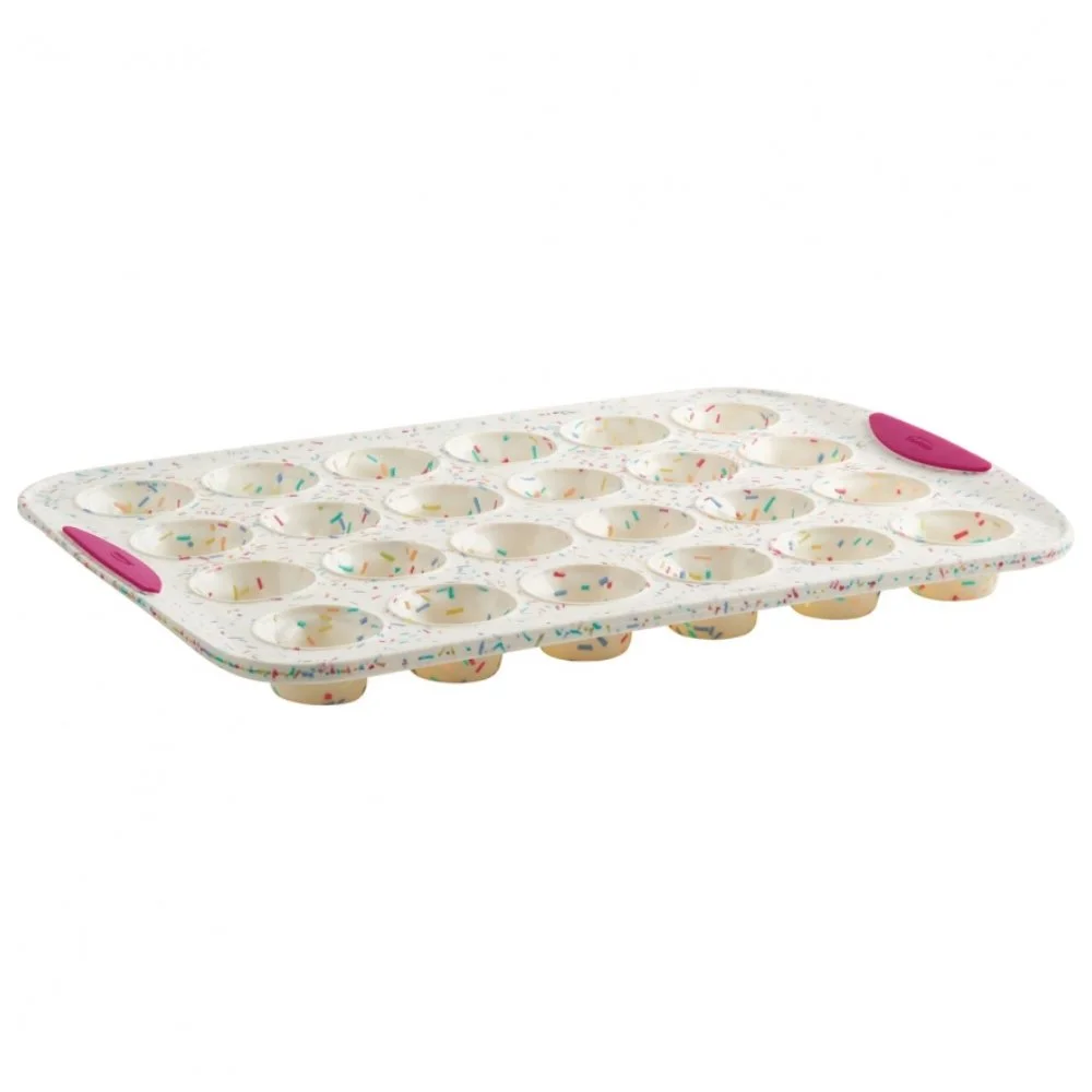 Trudeau Confetti 24ct Mini Muffin Pan