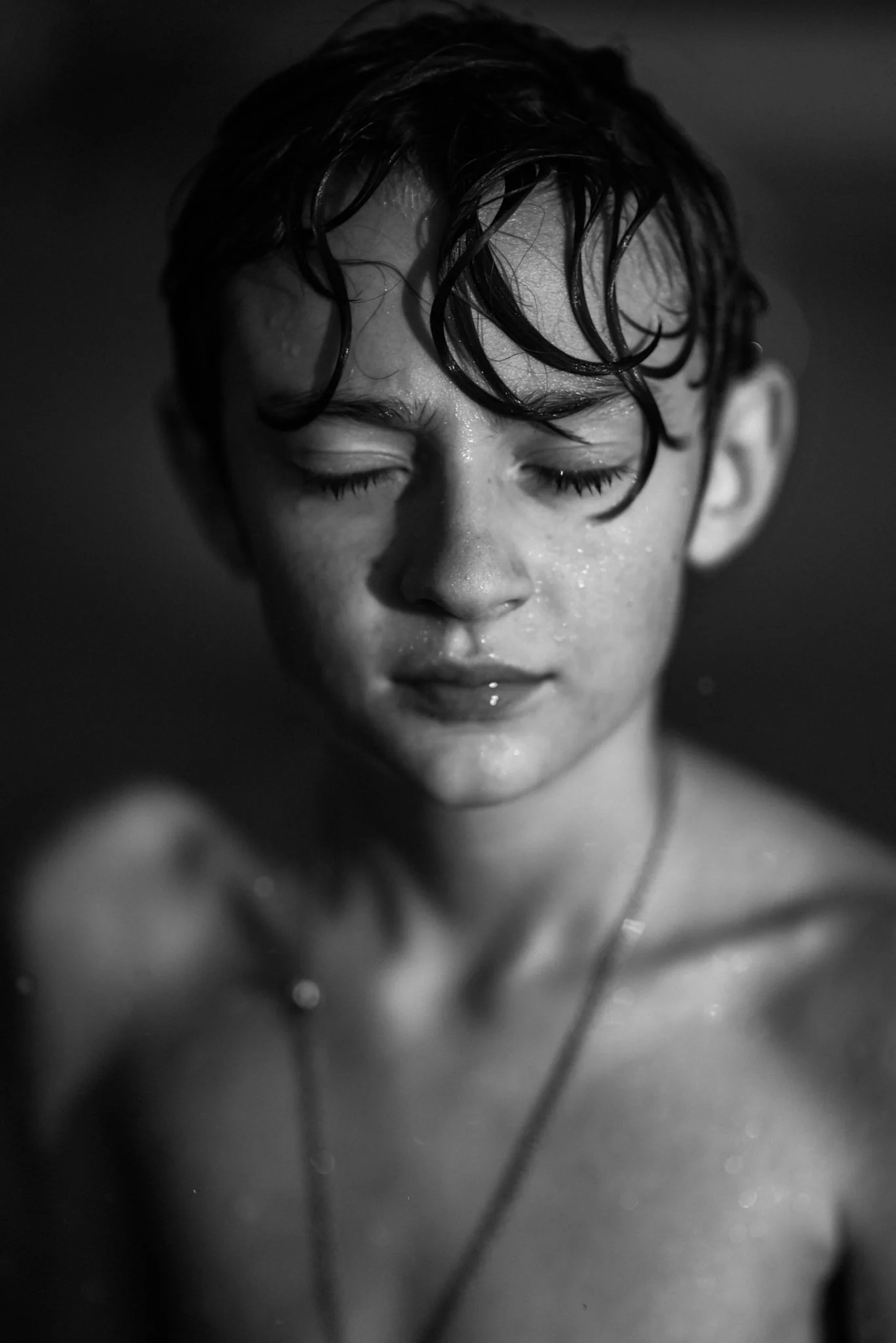 Summer was spent in the water.