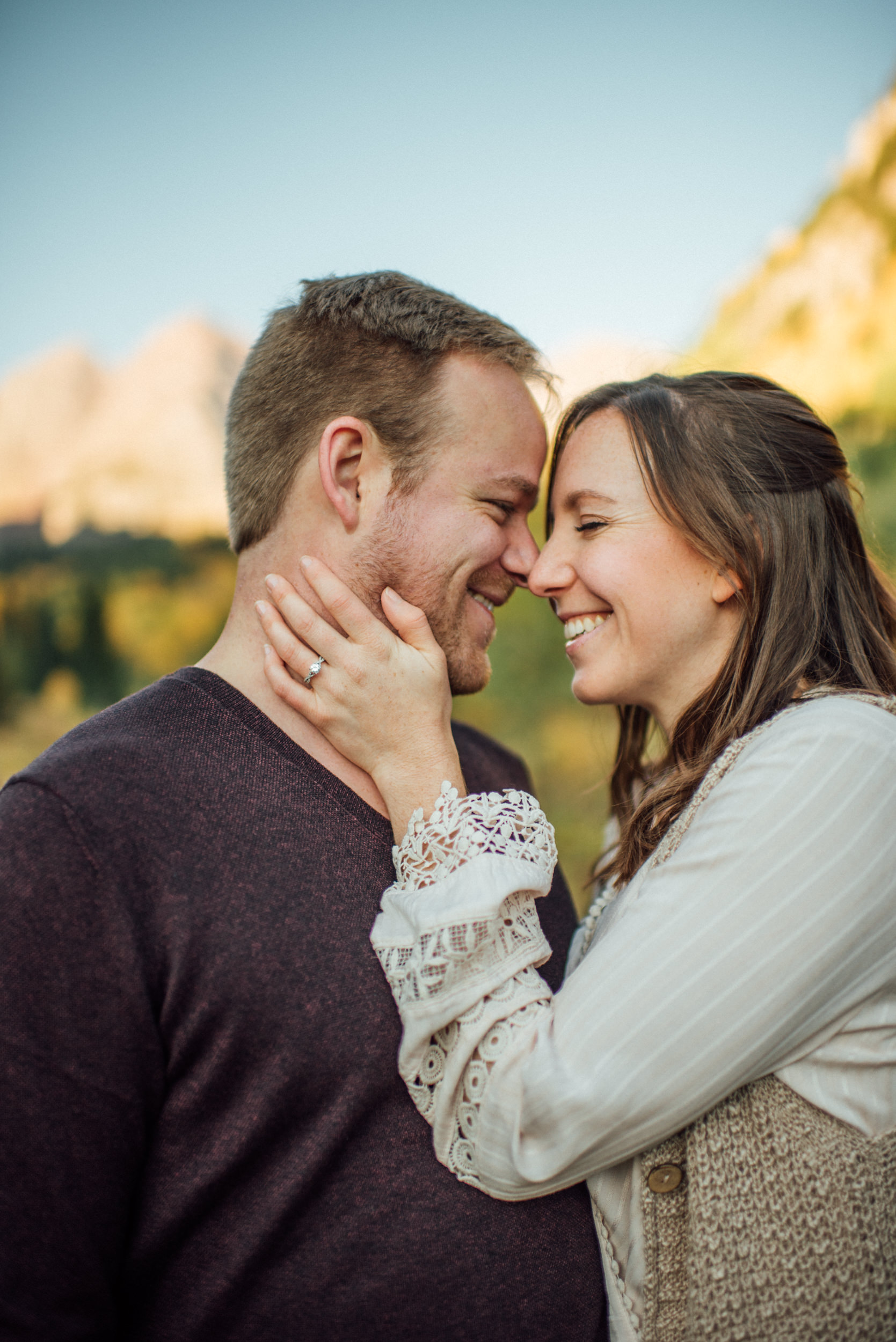 Elopement at the iconic Maroon Bells, Aspen Colorado Wedding Photographer