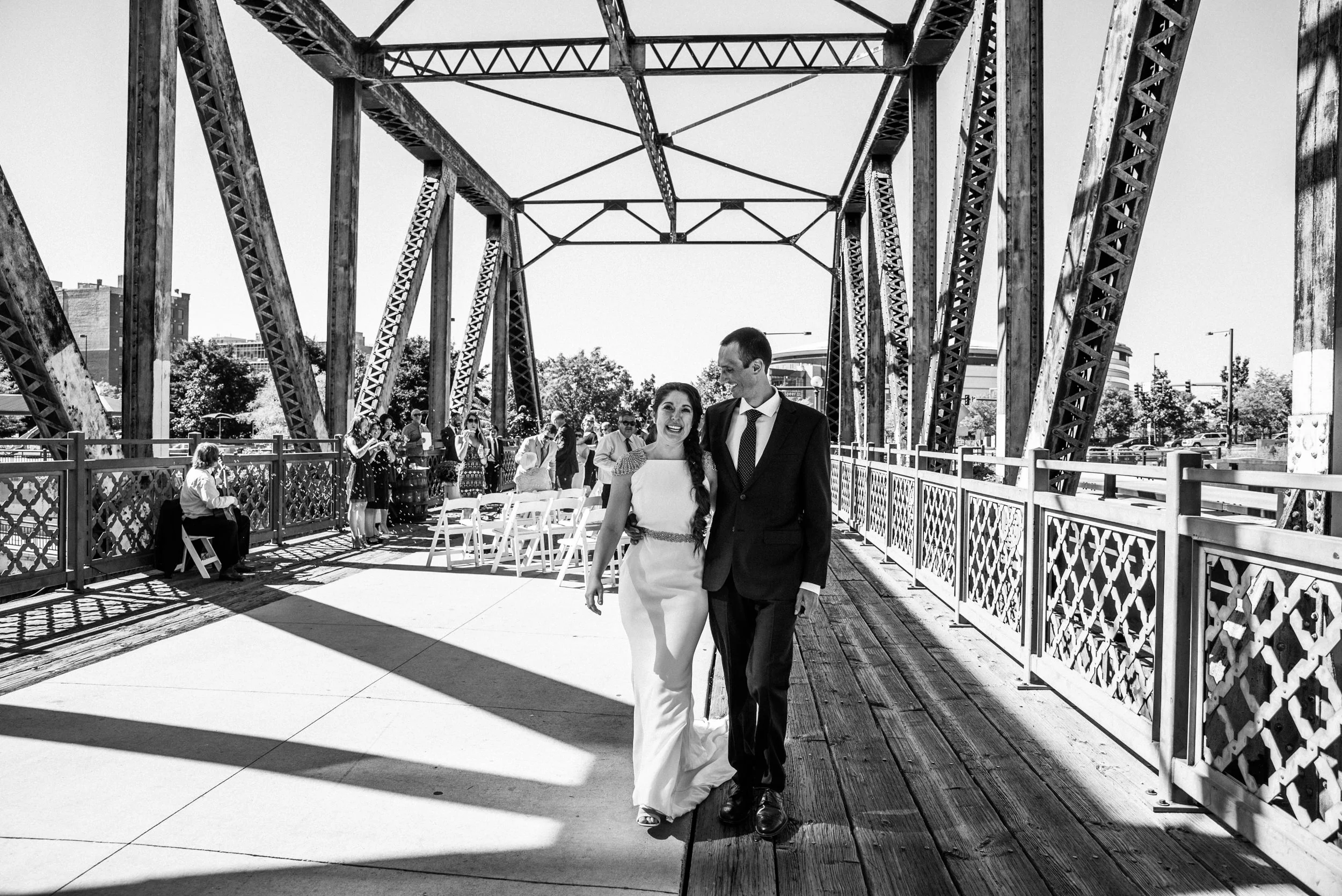 Colorado Denver Downtown Urban Wedding Colorado Wedding Photographer ceremony at Coohills