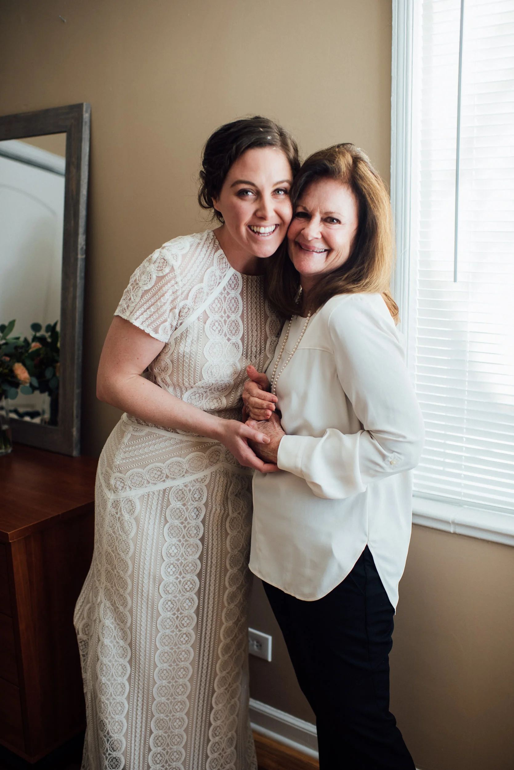 Mom and Daughter at Denver Colorado Wedding